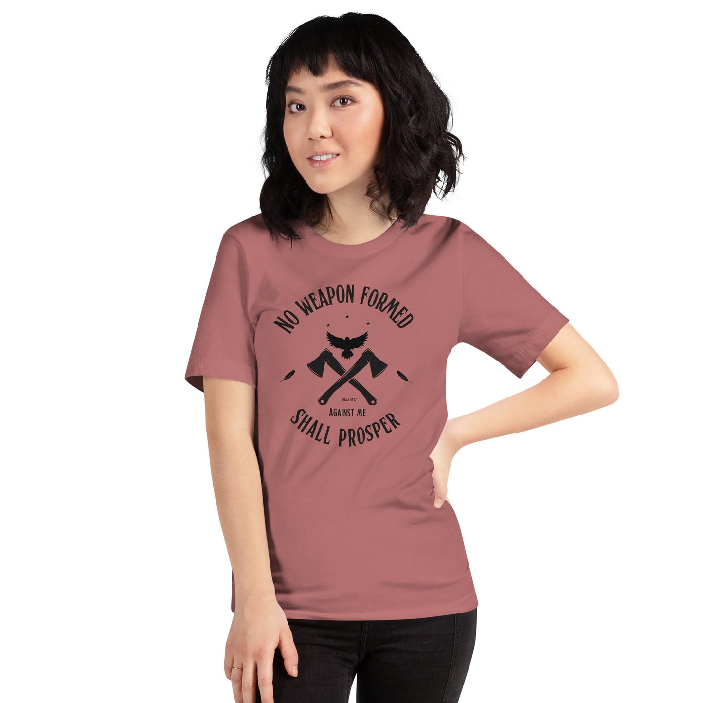 No Weapon Unisex t-shirt - Bright Eye Creations