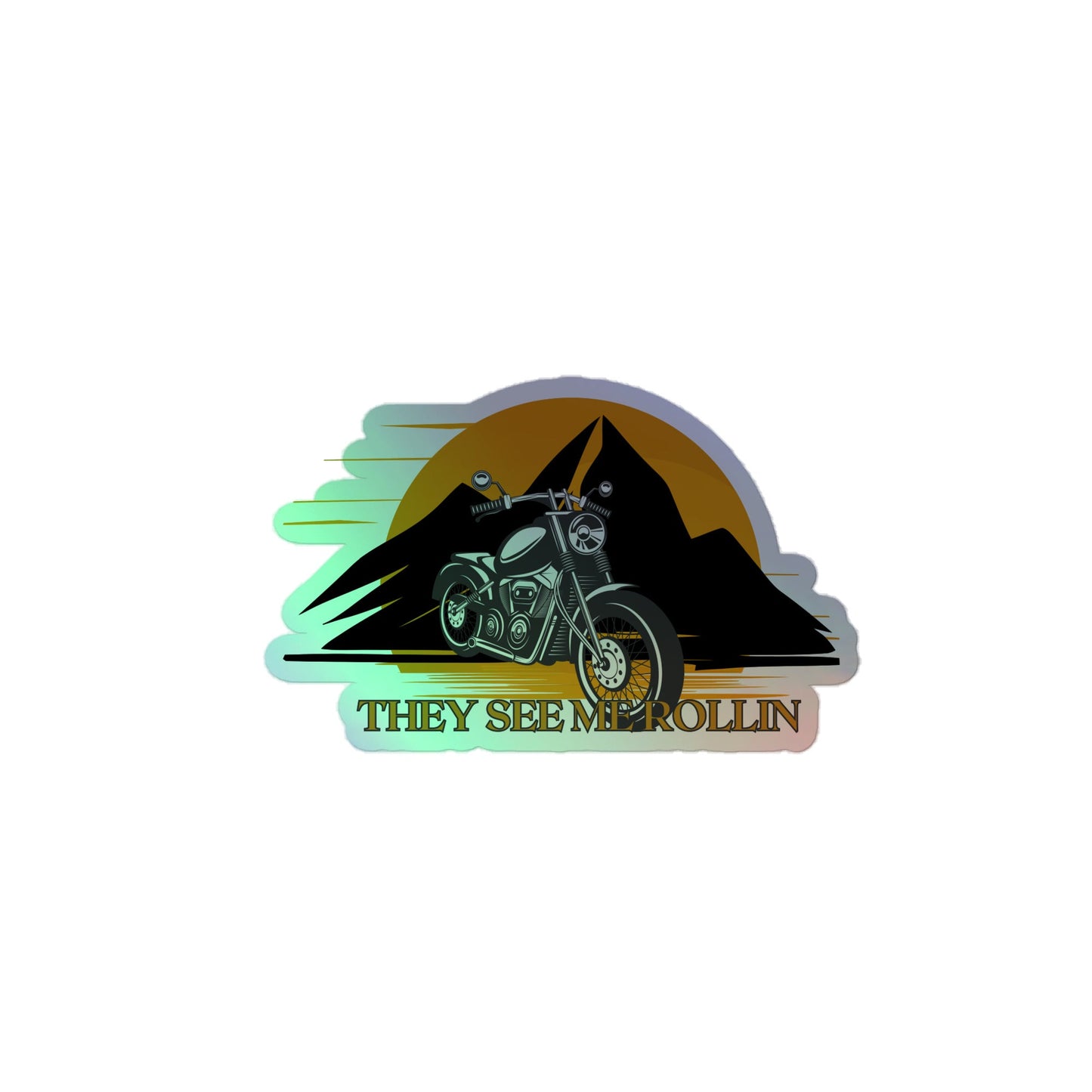 Rollin Holographic stickers - Bright Eye Creations
