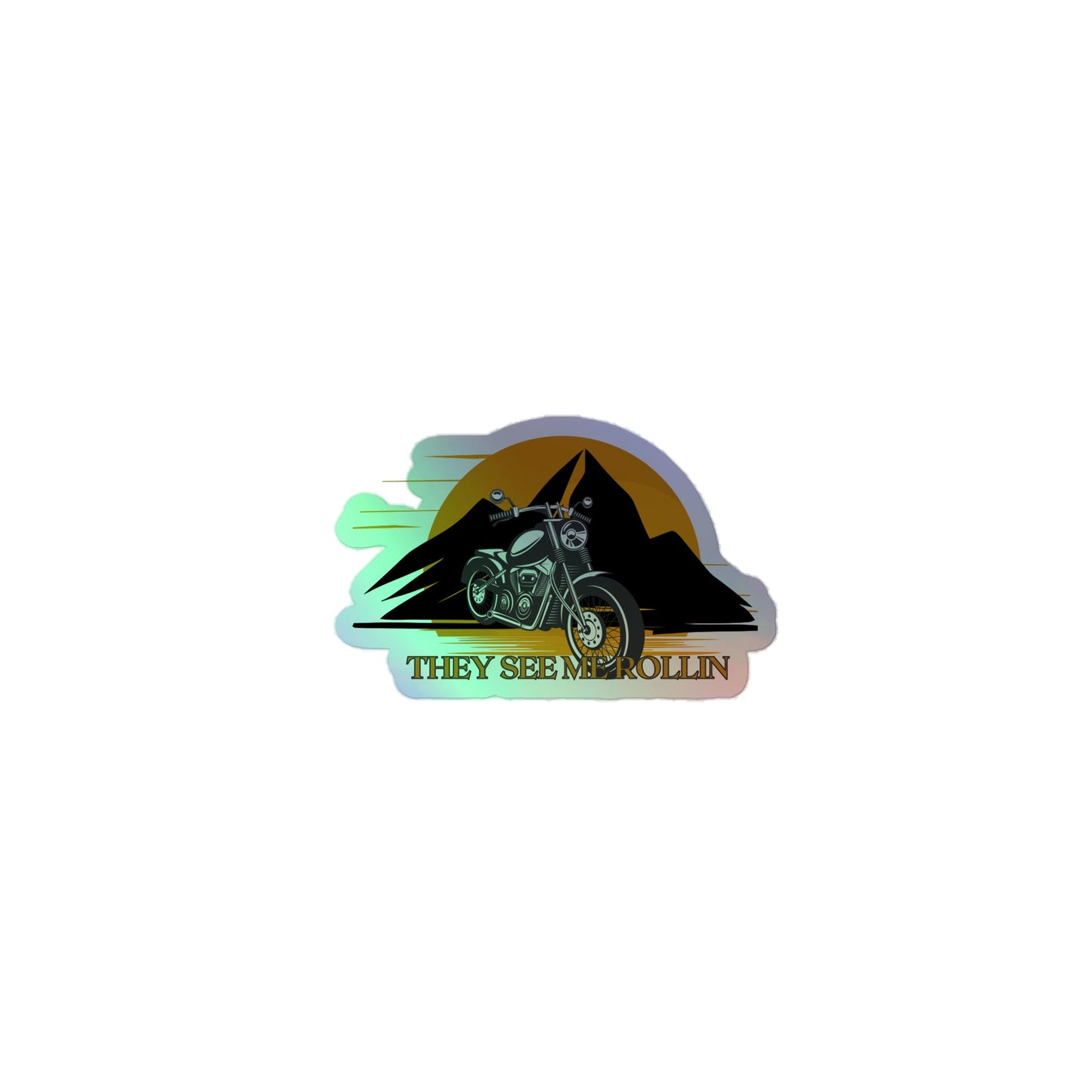 Rollin Holographic stickers - Bright Eye Creations