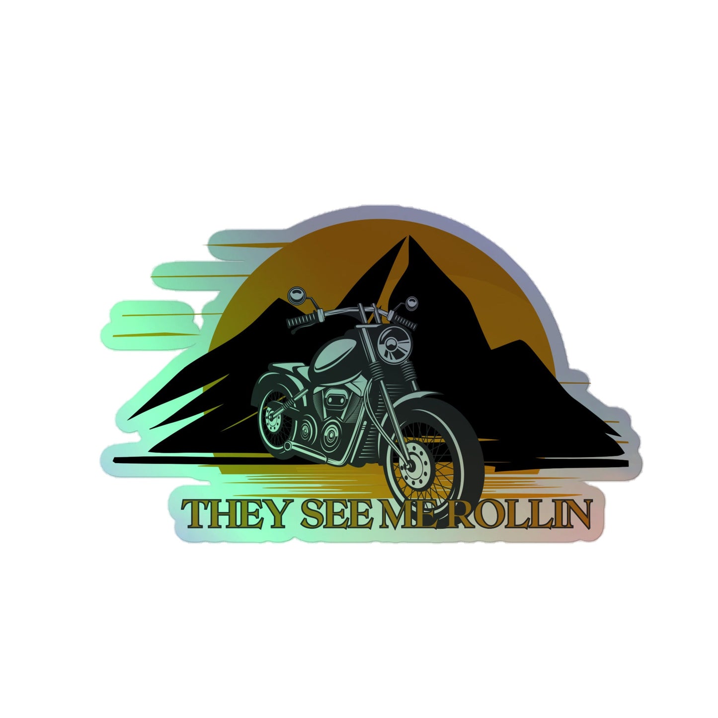 Rollin Holographic stickers - Bright Eye Creations