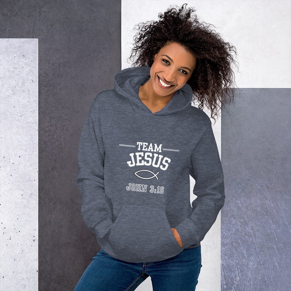 Unisex Team Jesus Hoodie - Bright Eye Creations