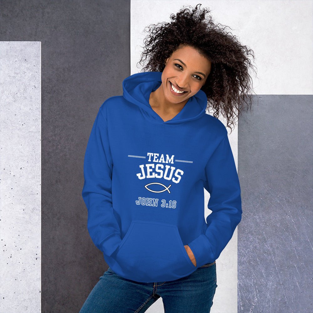 Unisex Team Jesus Hoodie - Bright Eye Creations