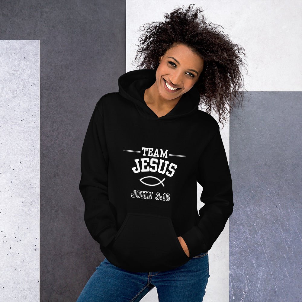 Unisex Team Jesus Hoodie - Bright Eye Creations