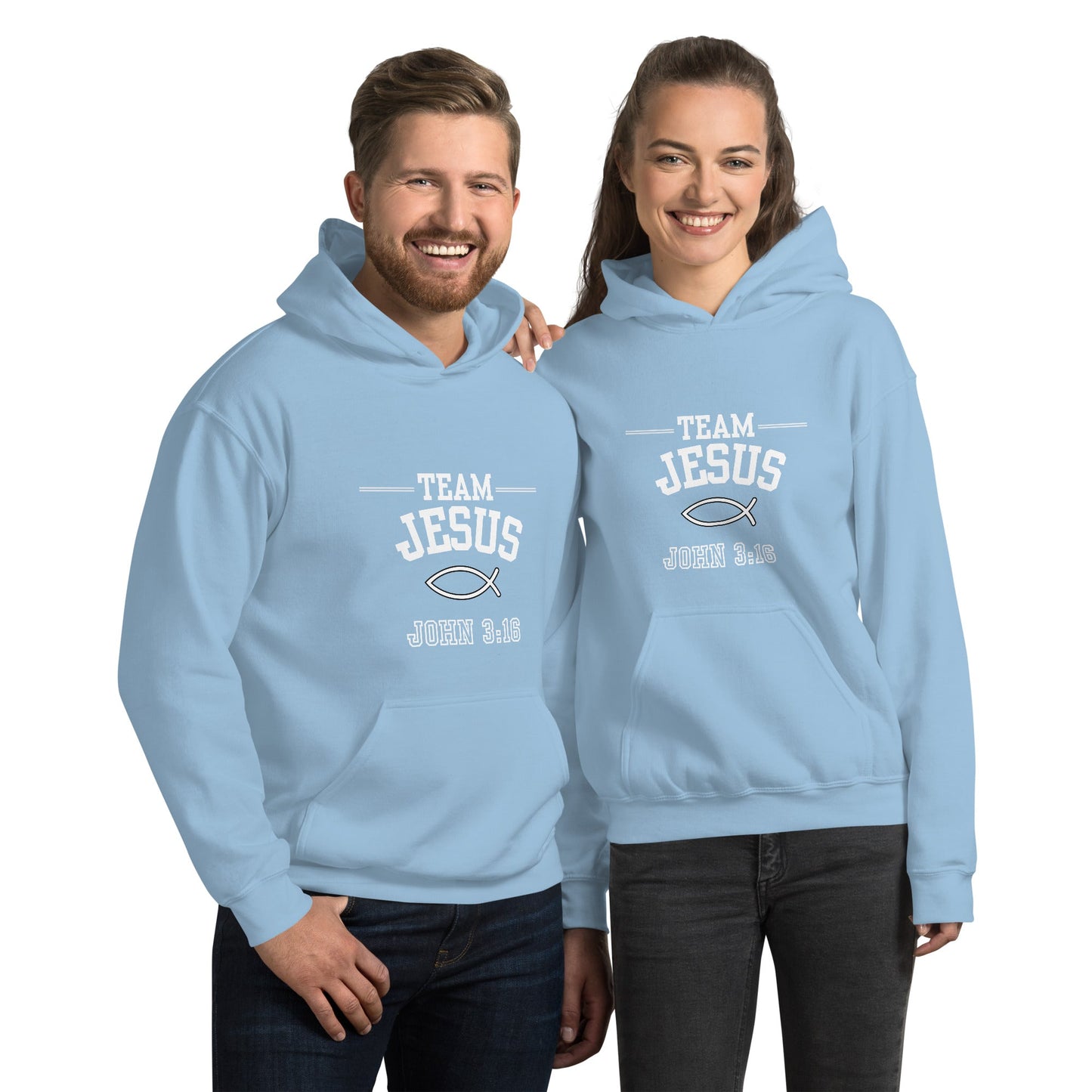 Unisex Team Jesus Hoodie - Bright Eye Creations