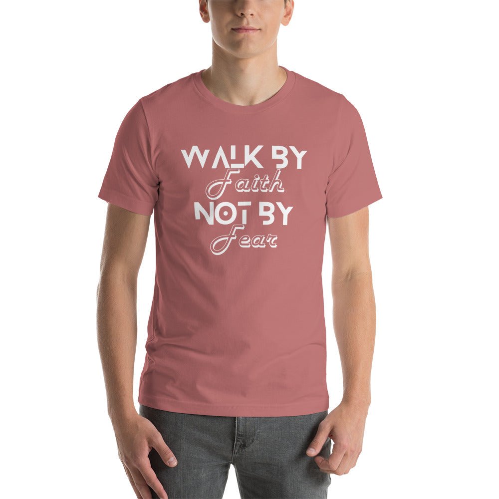 Unisex Walk by Faith t-shirt - Bright Eye Creations