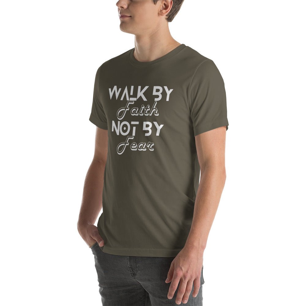 Unisex Walk by Faith t-shirt - Bright Eye Creations