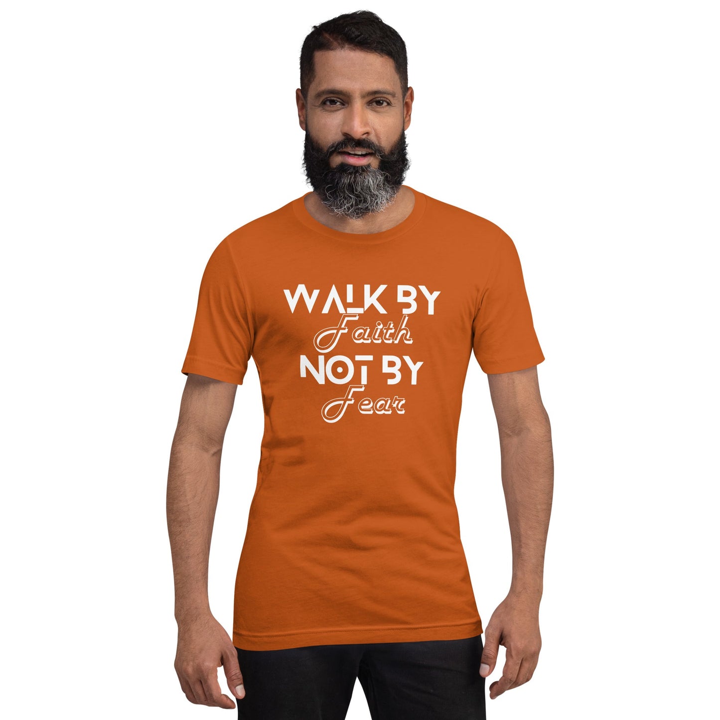 Unisex Walk by Faith t-shirt - Bright Eye Creations