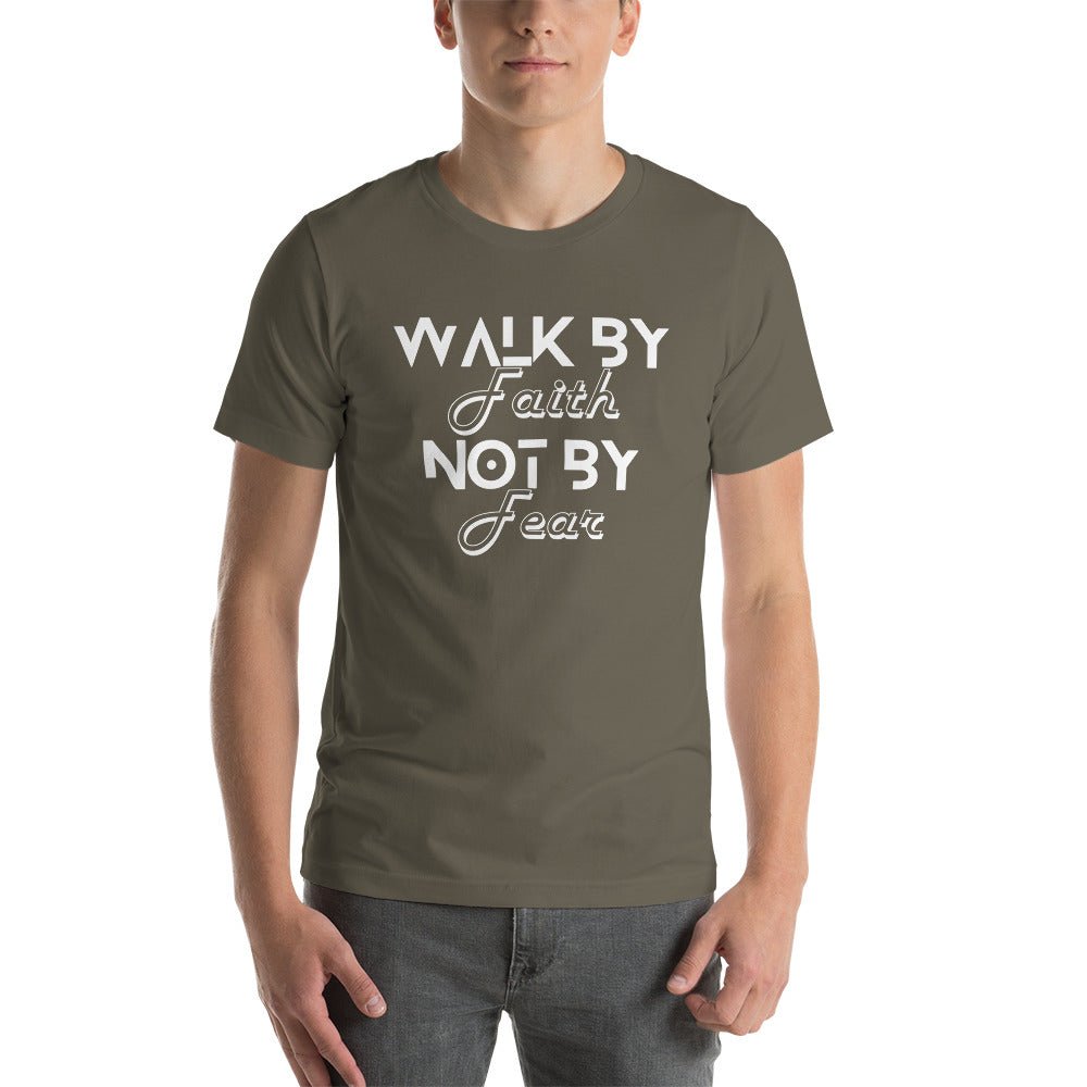 Unisex Walk by Faith t-shirt - Bright Eye Creations