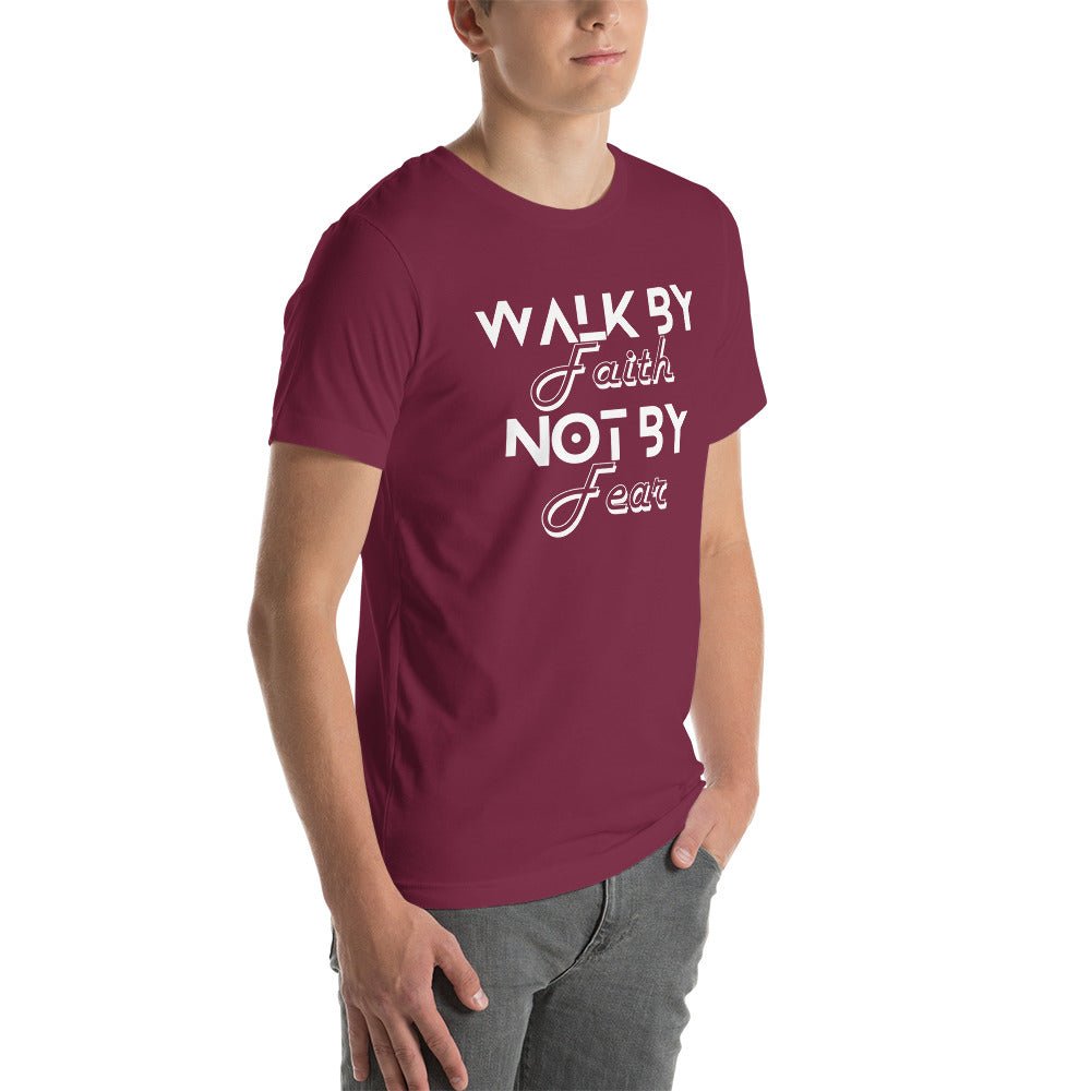 Unisex Walk by Faith t-shirt - Bright Eye Creations