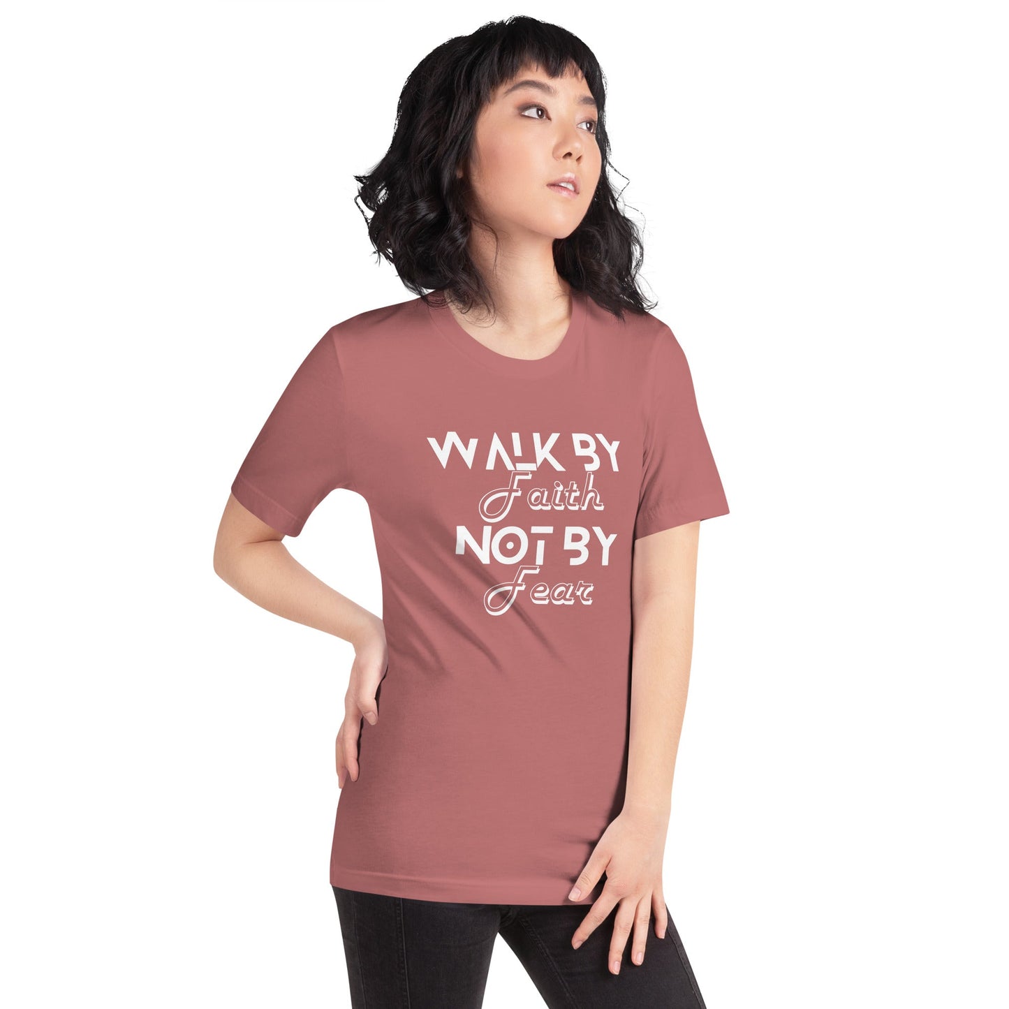 Unisex Walk by Faith t-shirt - Bright Eye Creations