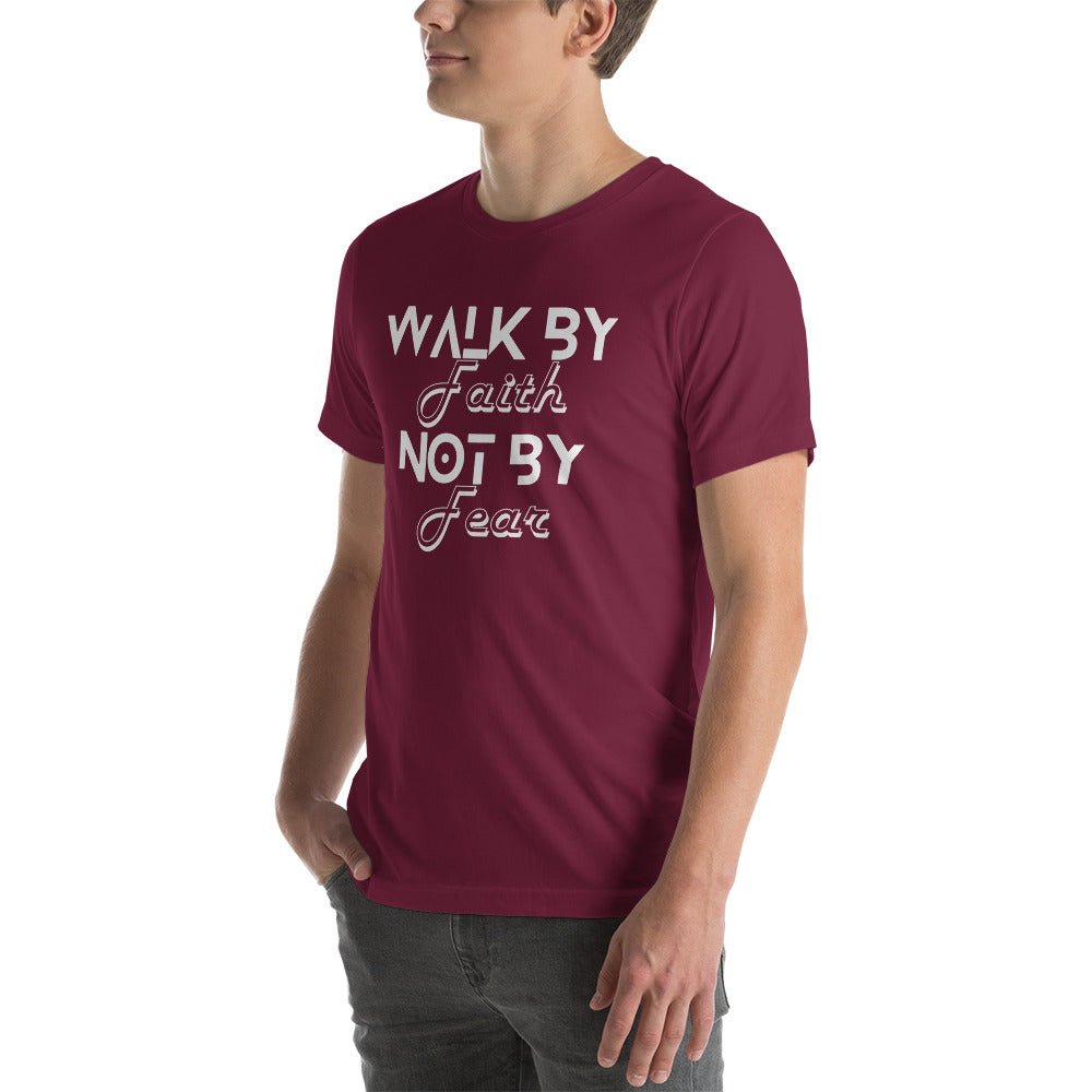 Unisex Walk by Faith t-shirt - Bright Eye Creations