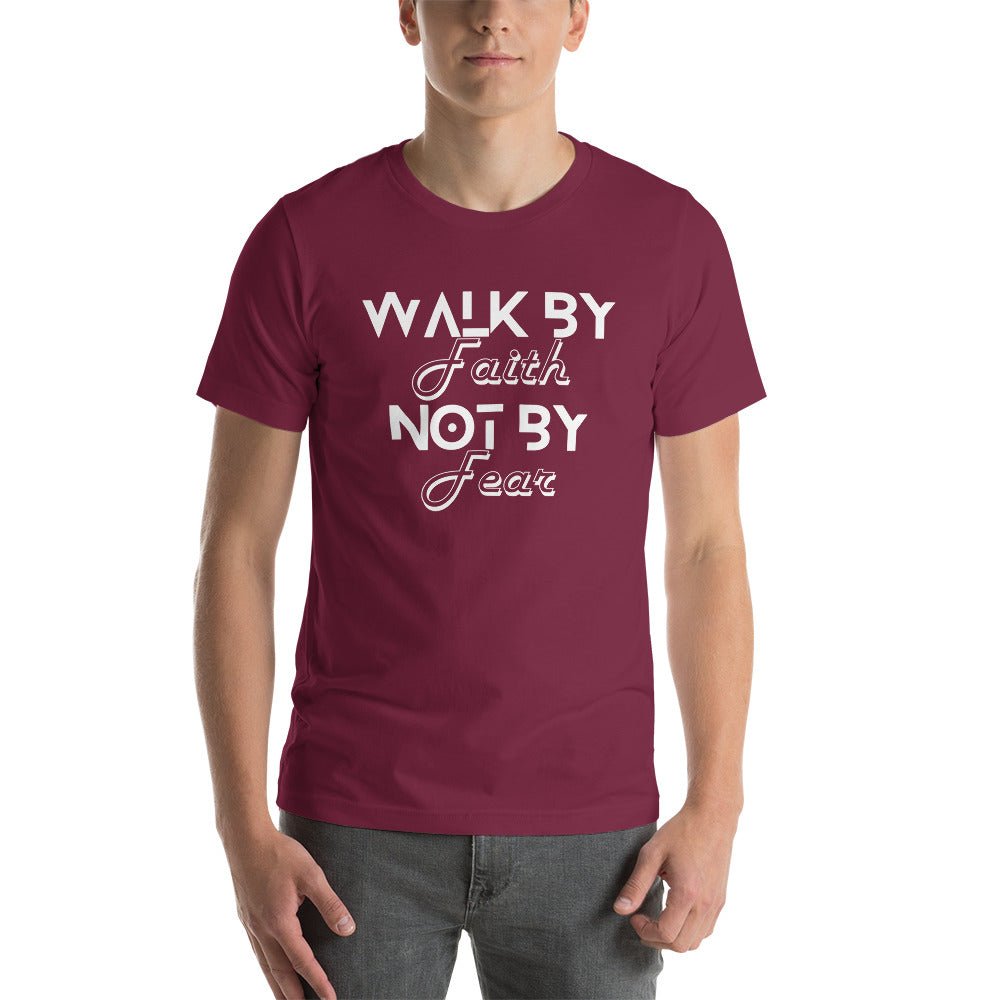 Unisex Walk by Faith t-shirt - Bright Eye Creations