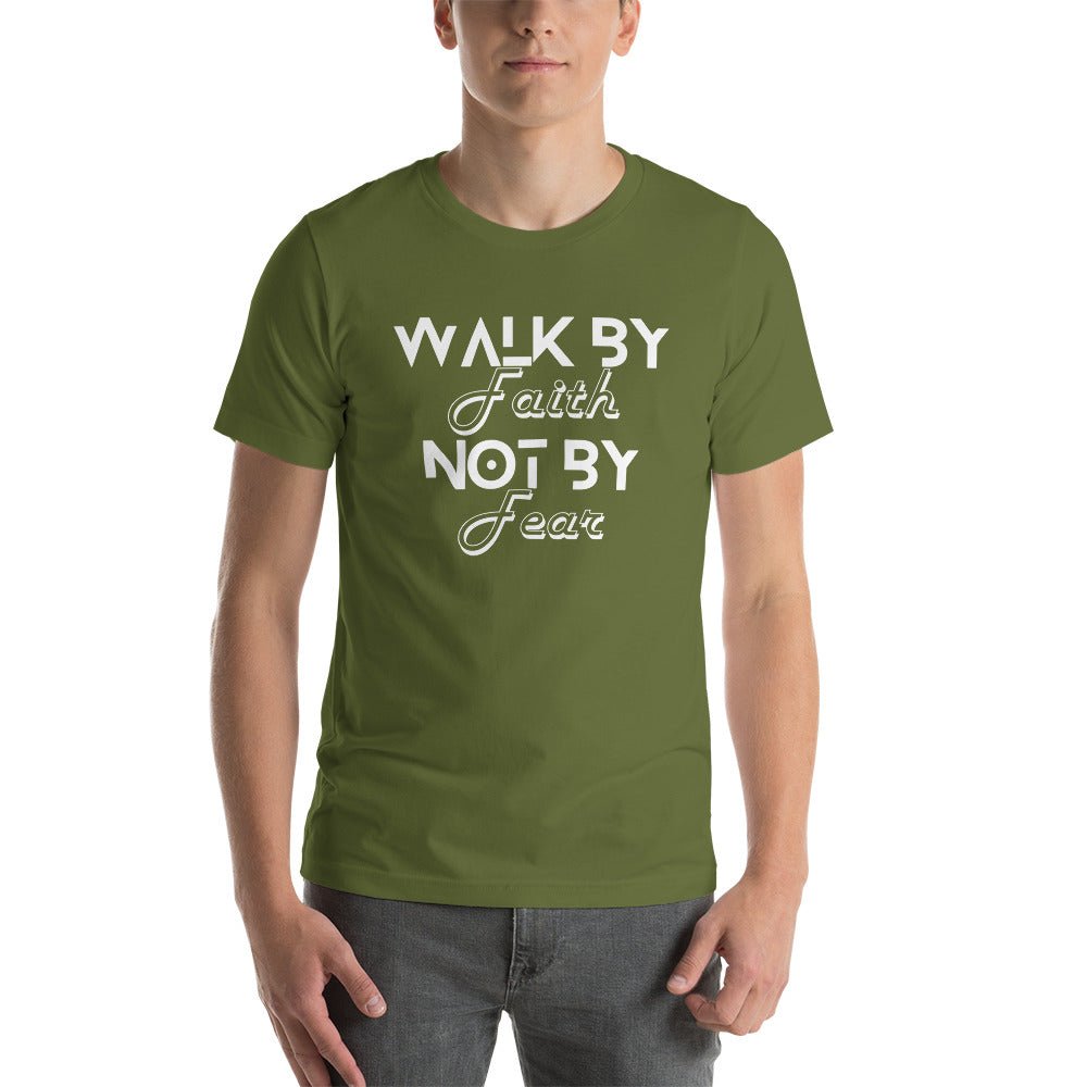 Unisex Walk by Faith t-shirt - Bright Eye Creations