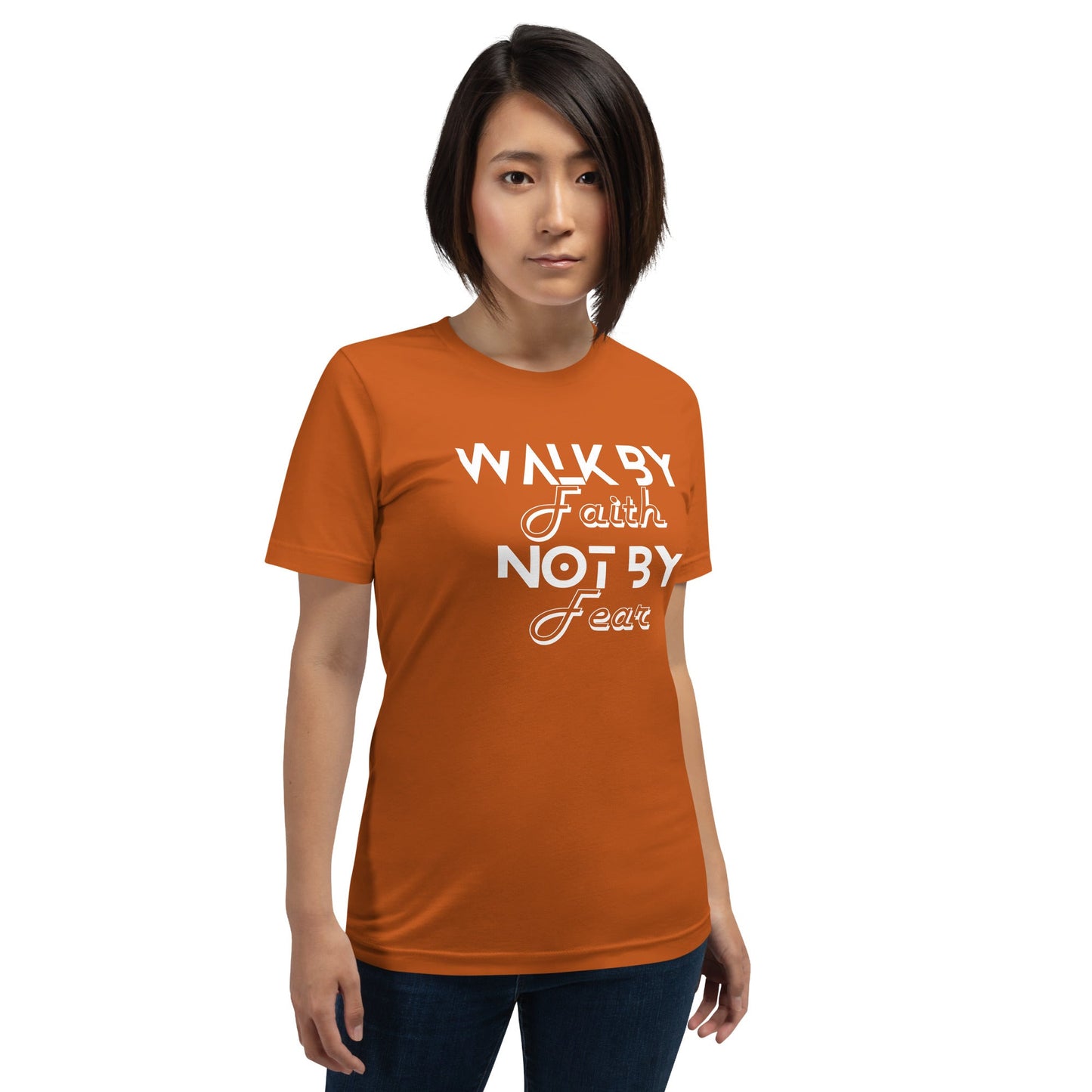 Unisex Walk by Faith t-shirt - Bright Eye Creations