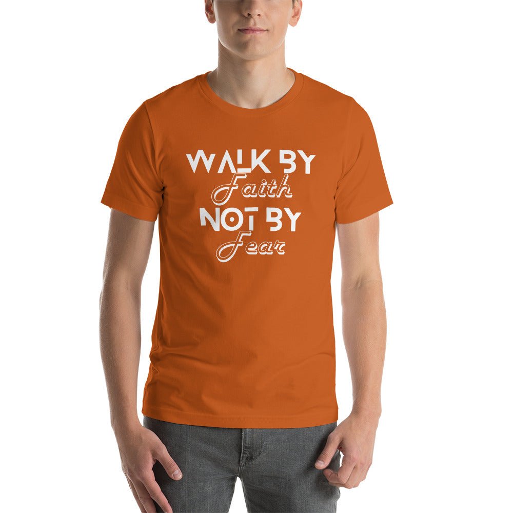 Unisex Walk by Faith t-shirt - Bright Eye Creations