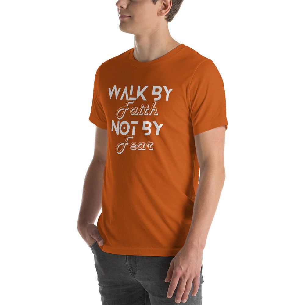 Unisex Walk by Faith t-shirt - Bright Eye Creations