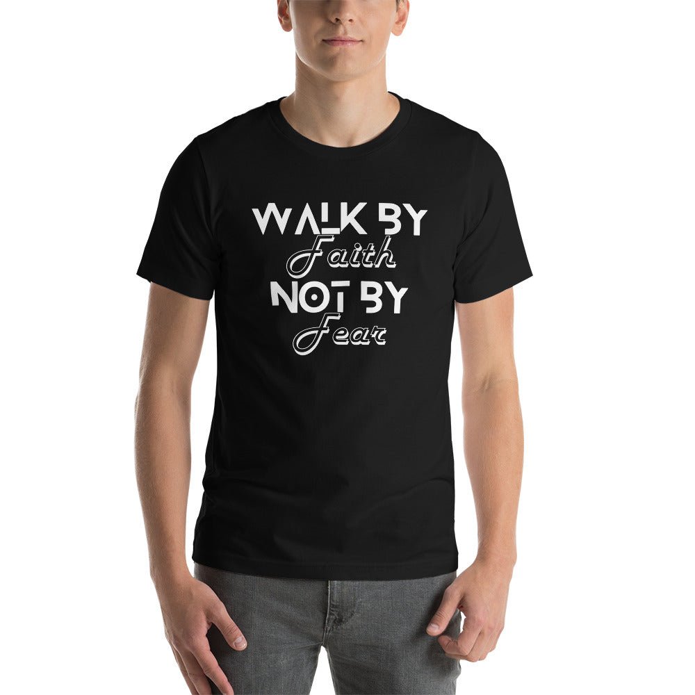 Unisex Walk by Faith t-shirt - Bright Eye Creations