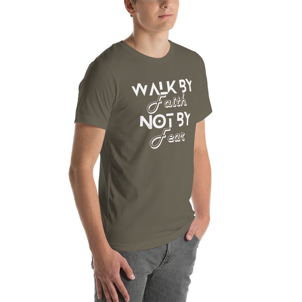 Unisex Walk by Faith t-shirt - Bright Eye Creations
