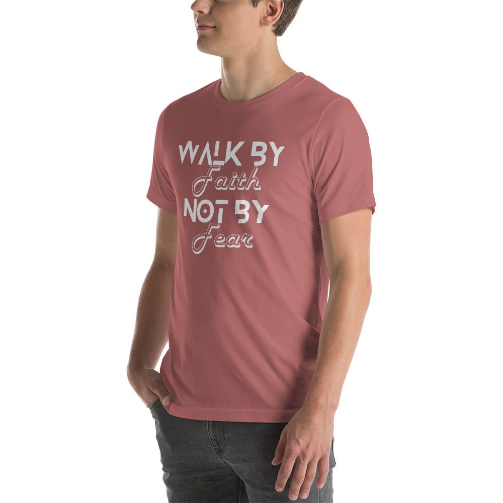 Unisex Walk by Faith t-shirt - Bright Eye Creations