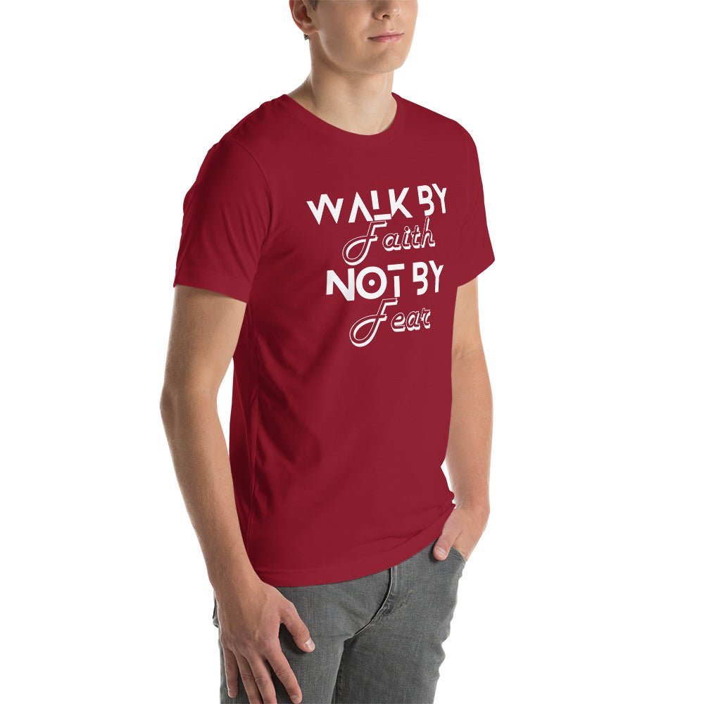Unisex Walk by Faith t-shirt - Bright Eye Creations