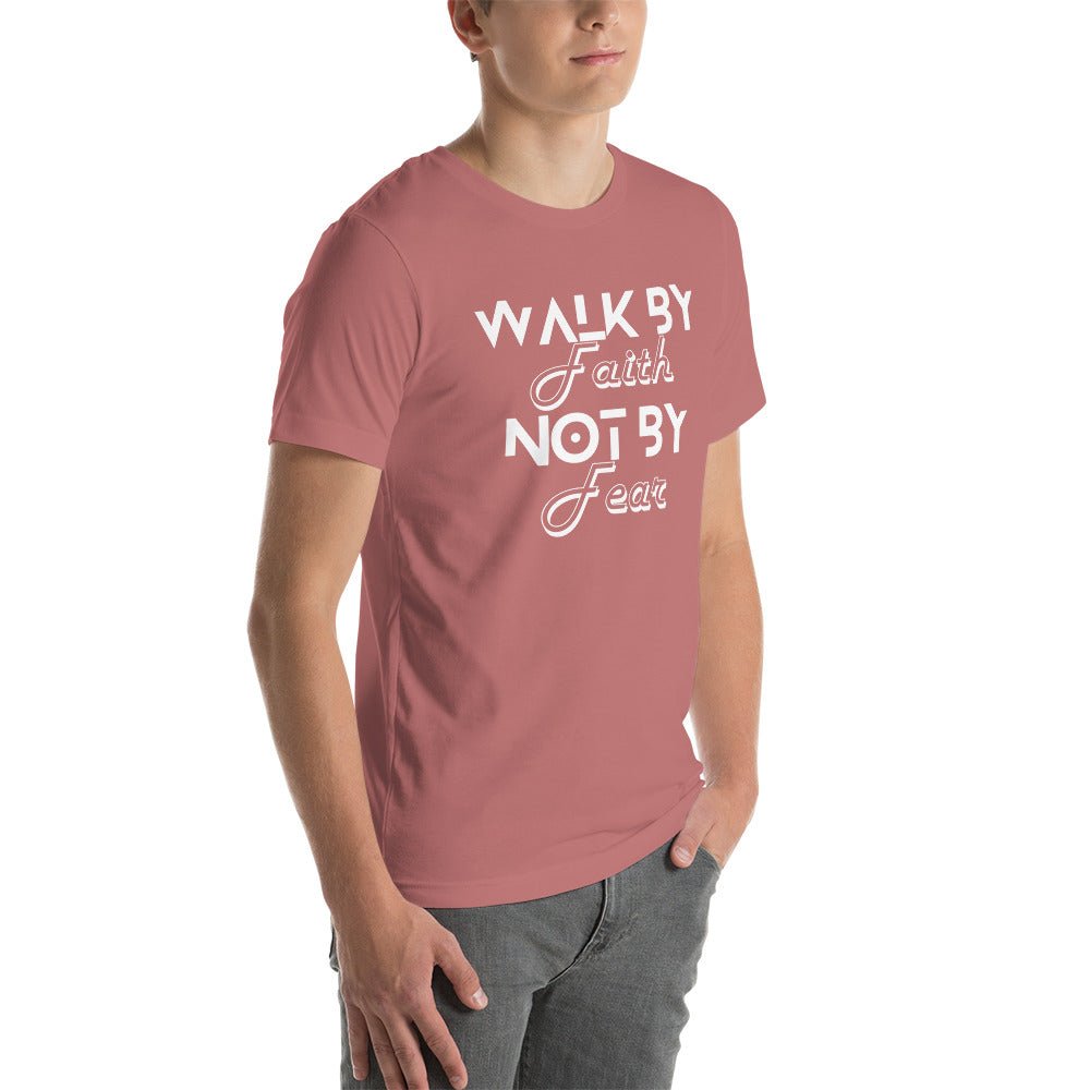 Unisex Walk by Faith t-shirt - Bright Eye Creations