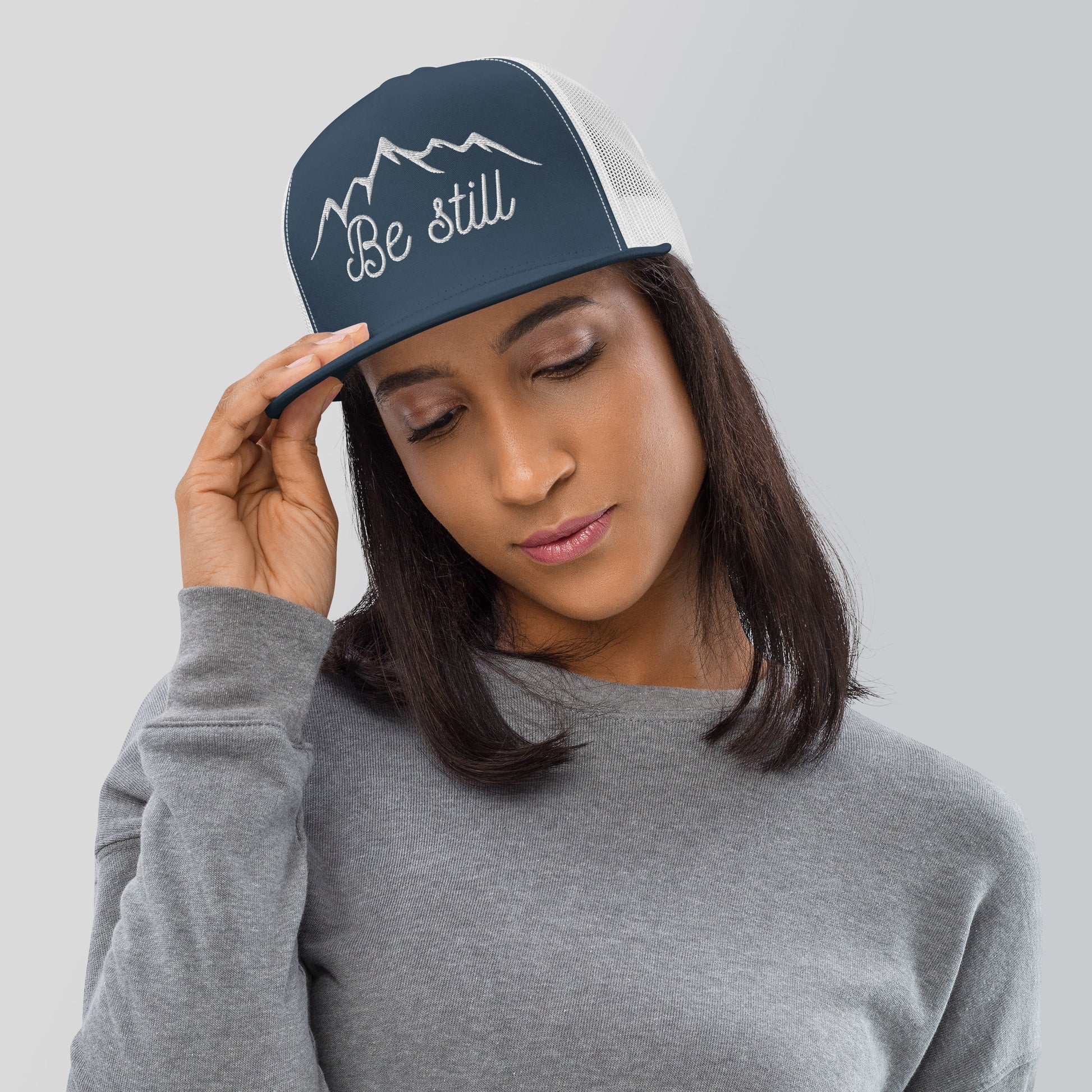 Be Still Trucker Cap - Bright Eye Creations