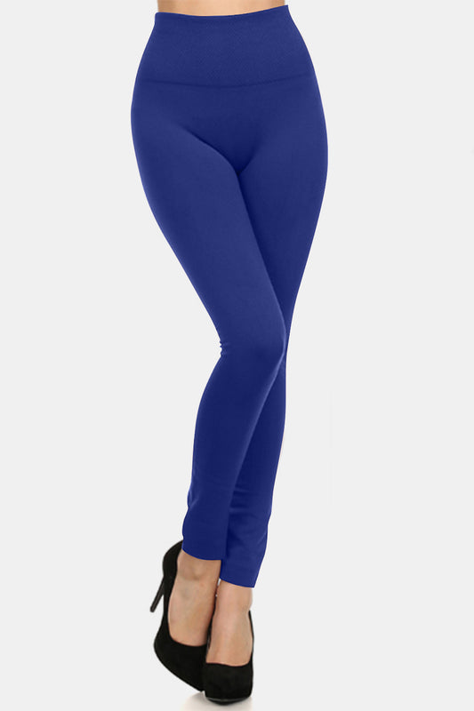 Yelete Seamless High Waist Fleece Leggings