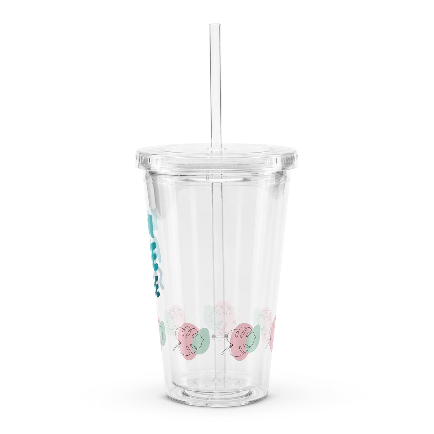 I'm Awesome Clear plastic tumbler