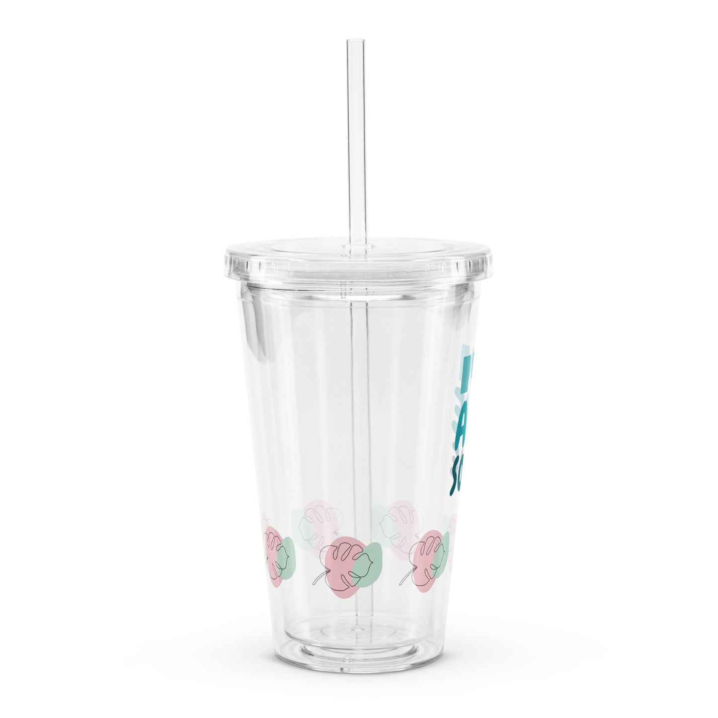 I'm Awesome Clear plastic tumbler