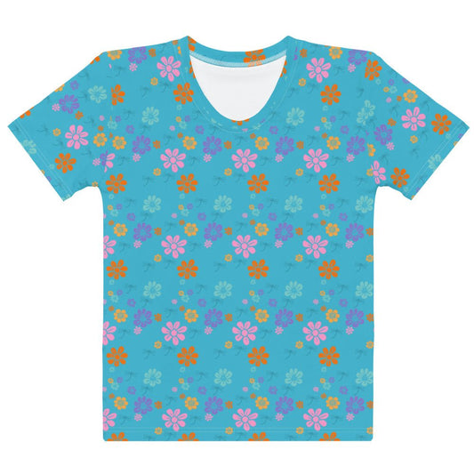 Dragonfly flower field Women's T-shirt - Bright Eye Creations
