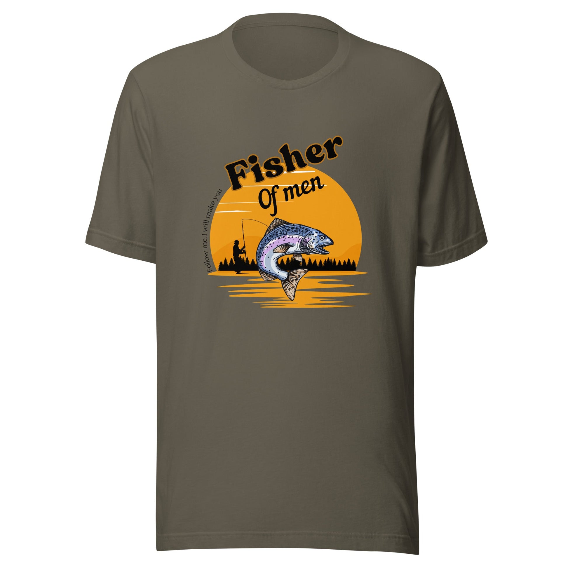 Fisher of Men Unisex t - shirt - Bright Eye Creations