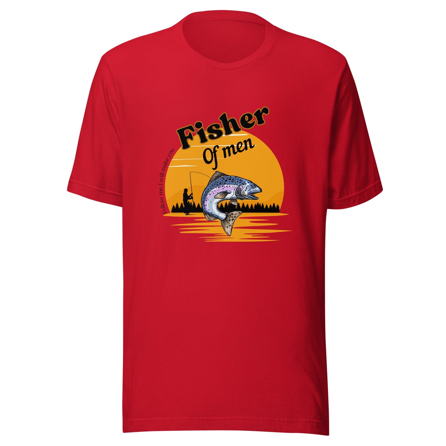 Fisher of Men Unisex t - shirt - Bright Eye Creations