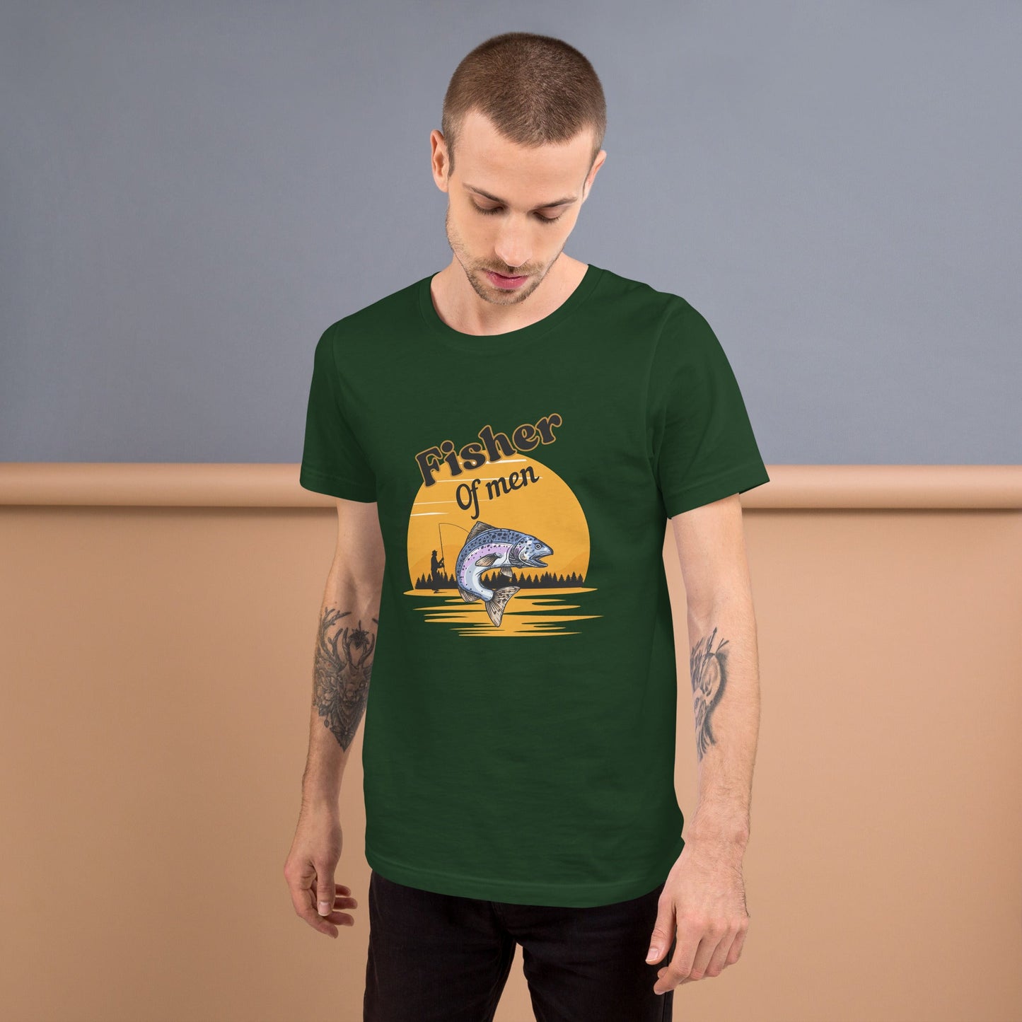 Fisher of Men Unisex t - shirt - Bright Eye Creations