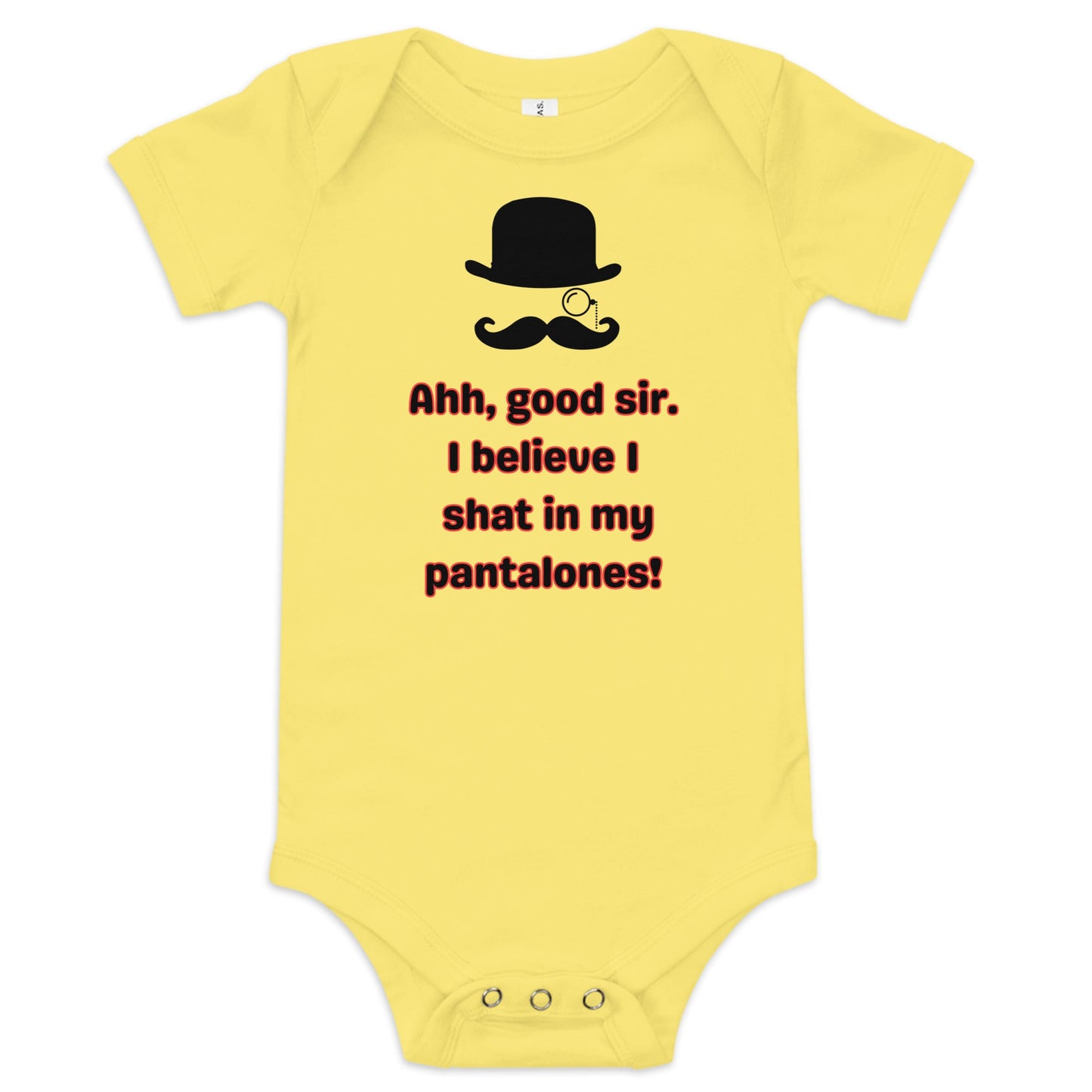 Good Sir Baby short sleeve one piece - Bright Eye Creations