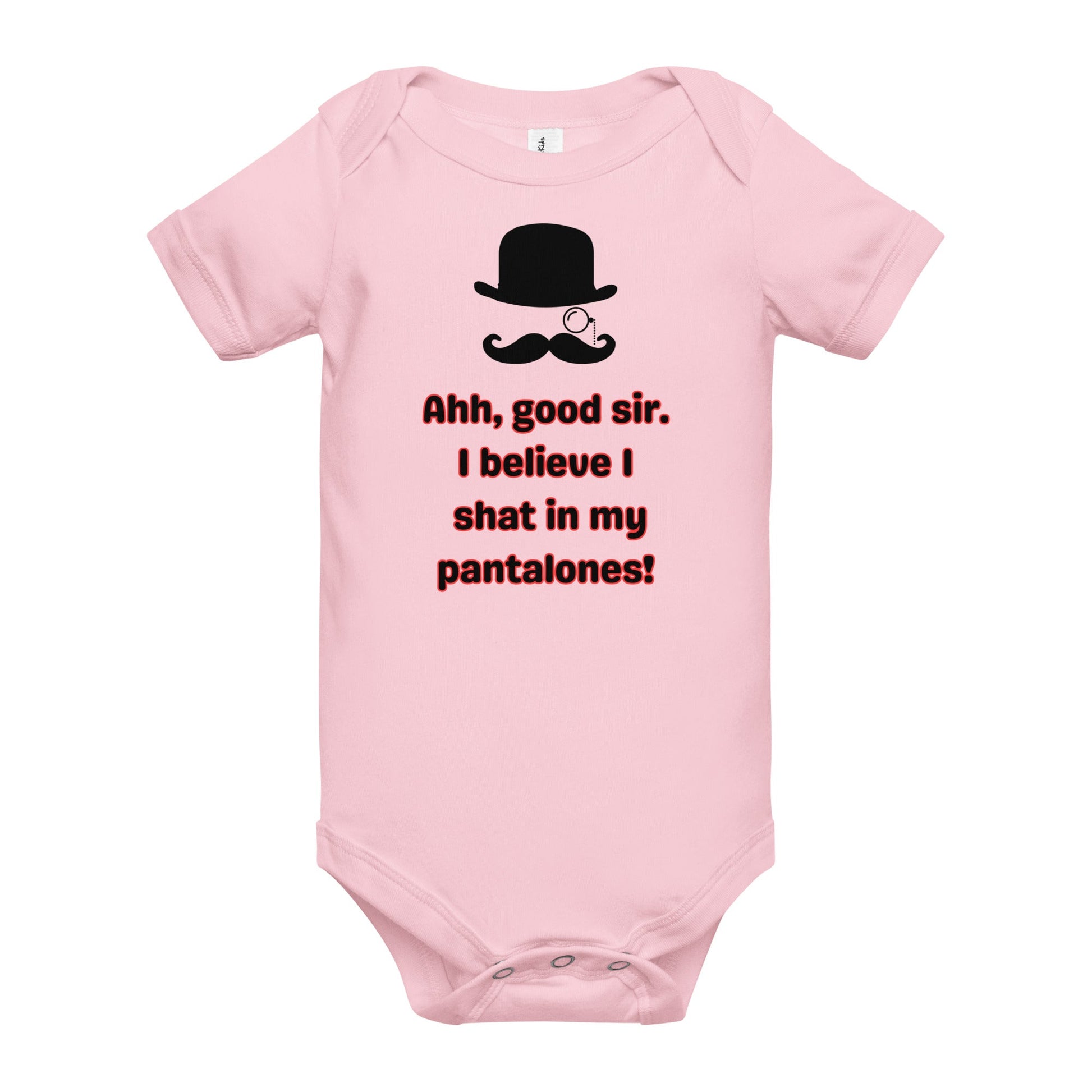 Good Sir Baby short sleeve one piece - Bright Eye Creations