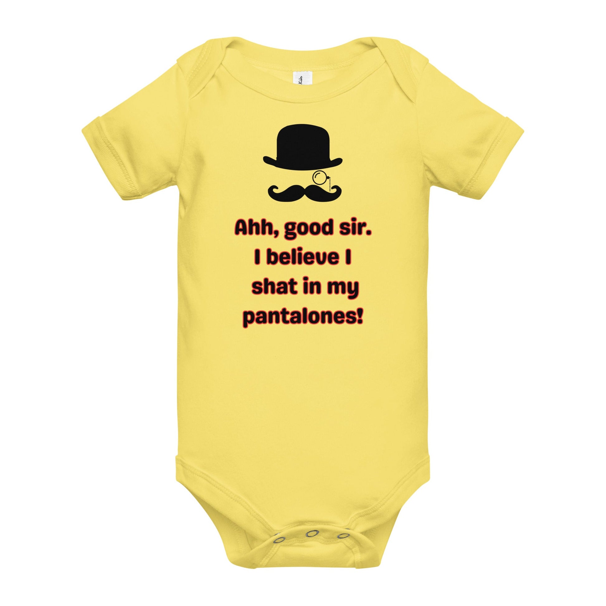 Good Sir Baby short sleeve one piece - Bright Eye Creations