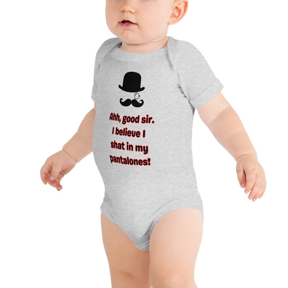 Good Sir Baby short sleeve one piece - Bright Eye Creations