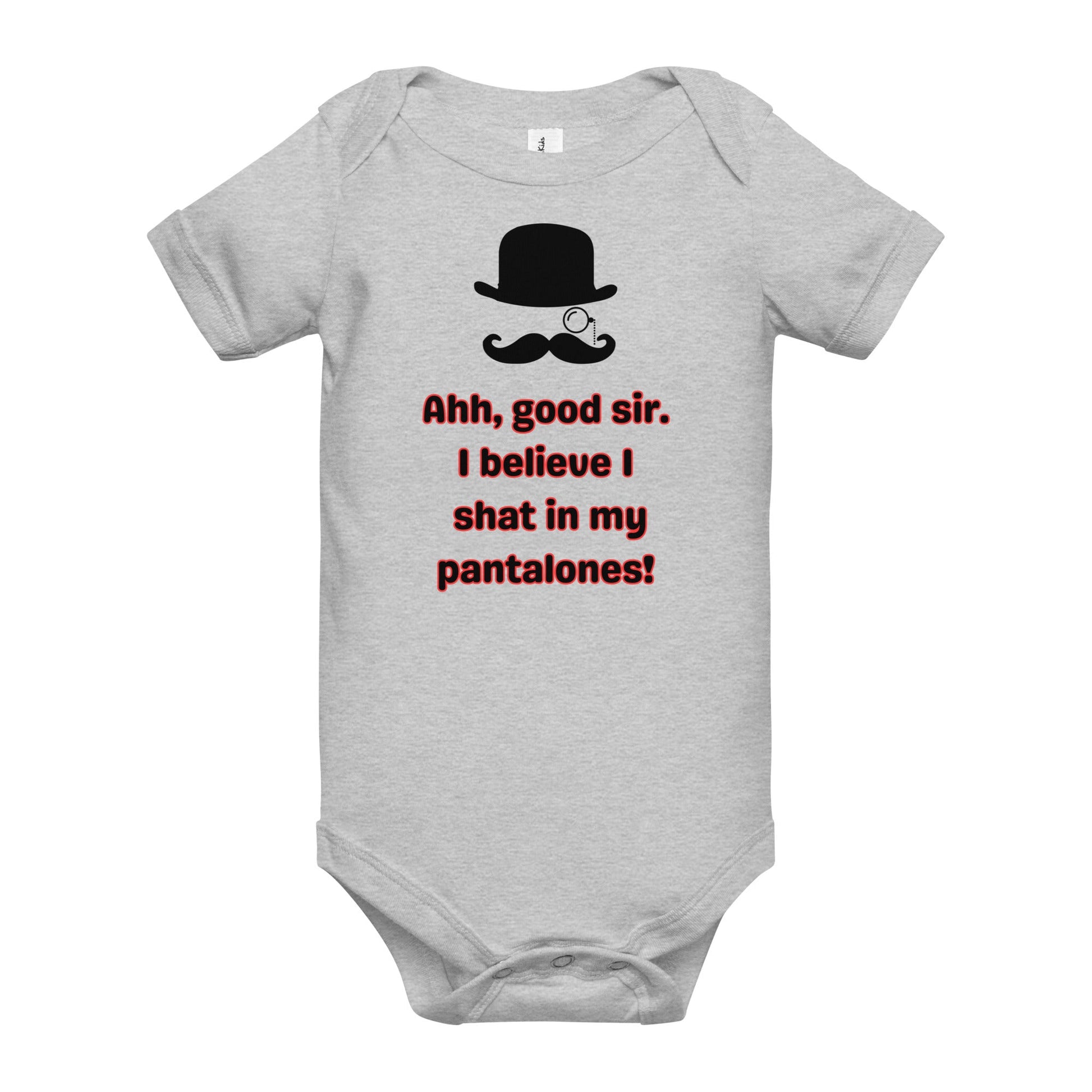 Good Sir Baby short sleeve one piece - Bright Eye Creations