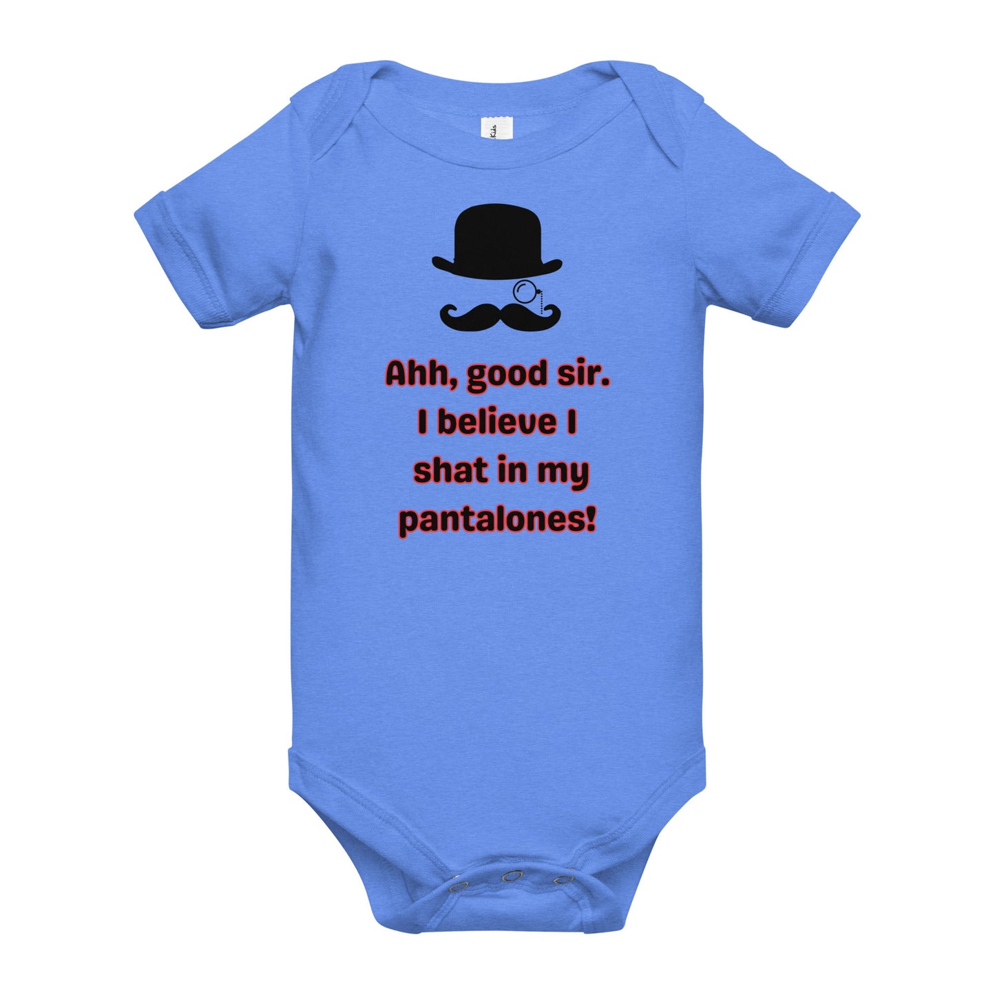 Good Sir Baby short sleeve one piece - Bright Eye Creations