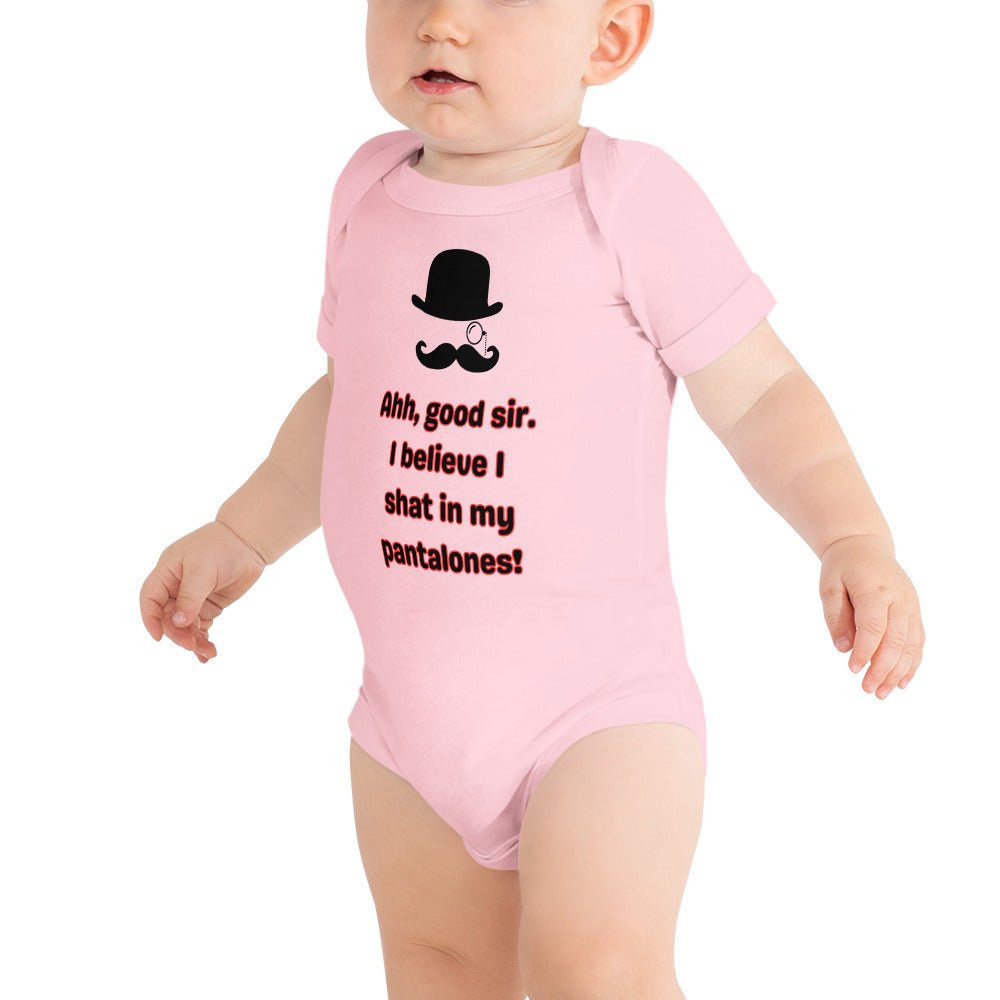 Good Sir Baby short sleeve one piece - Bright Eye Creations