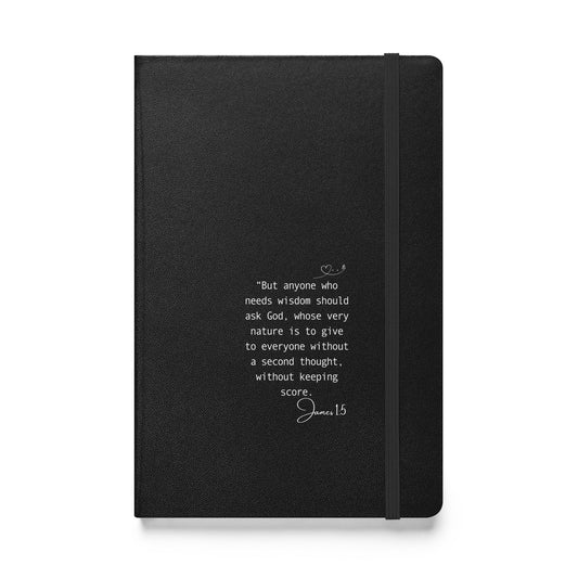 Hardcover Ask God bound notebook - Bright Eye Creations