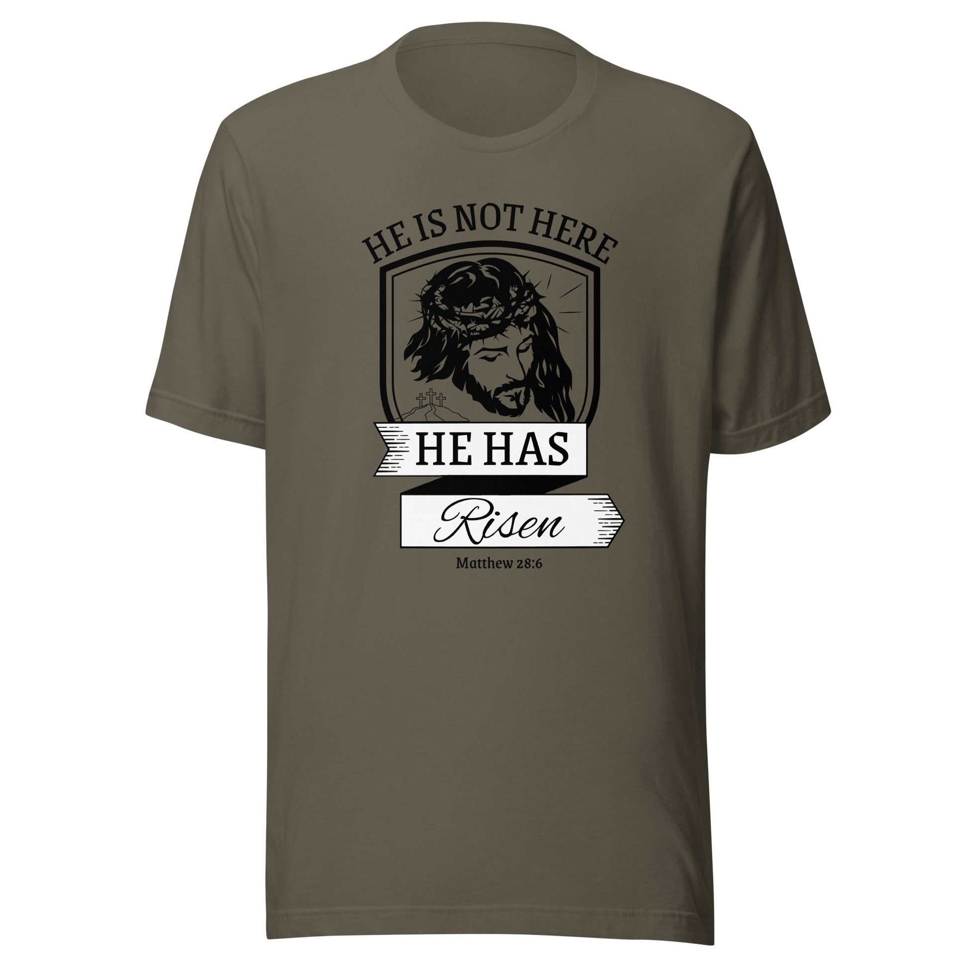 He is Not Here Unisex t - shirt - Bright Eye Creations