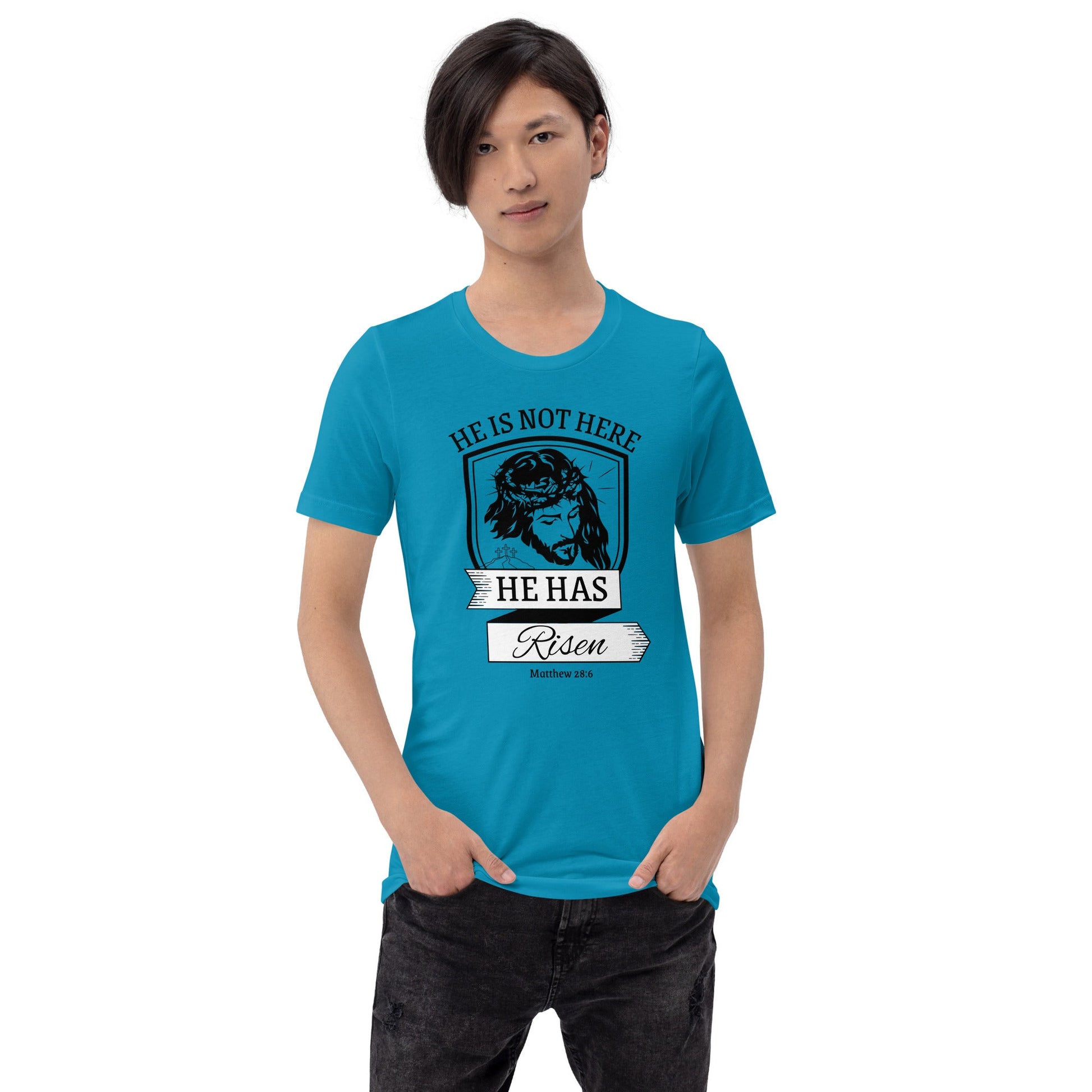 He is Not Here Unisex t - shirt - Bright Eye Creations