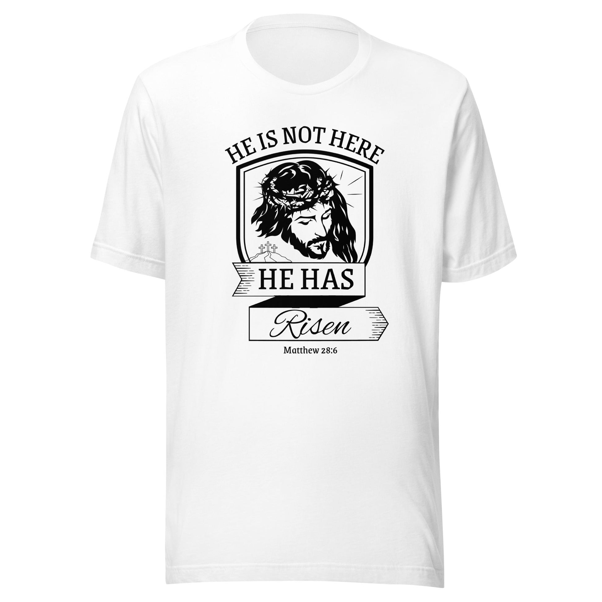 He is Not Here Unisex t - shirt - Bright Eye Creations