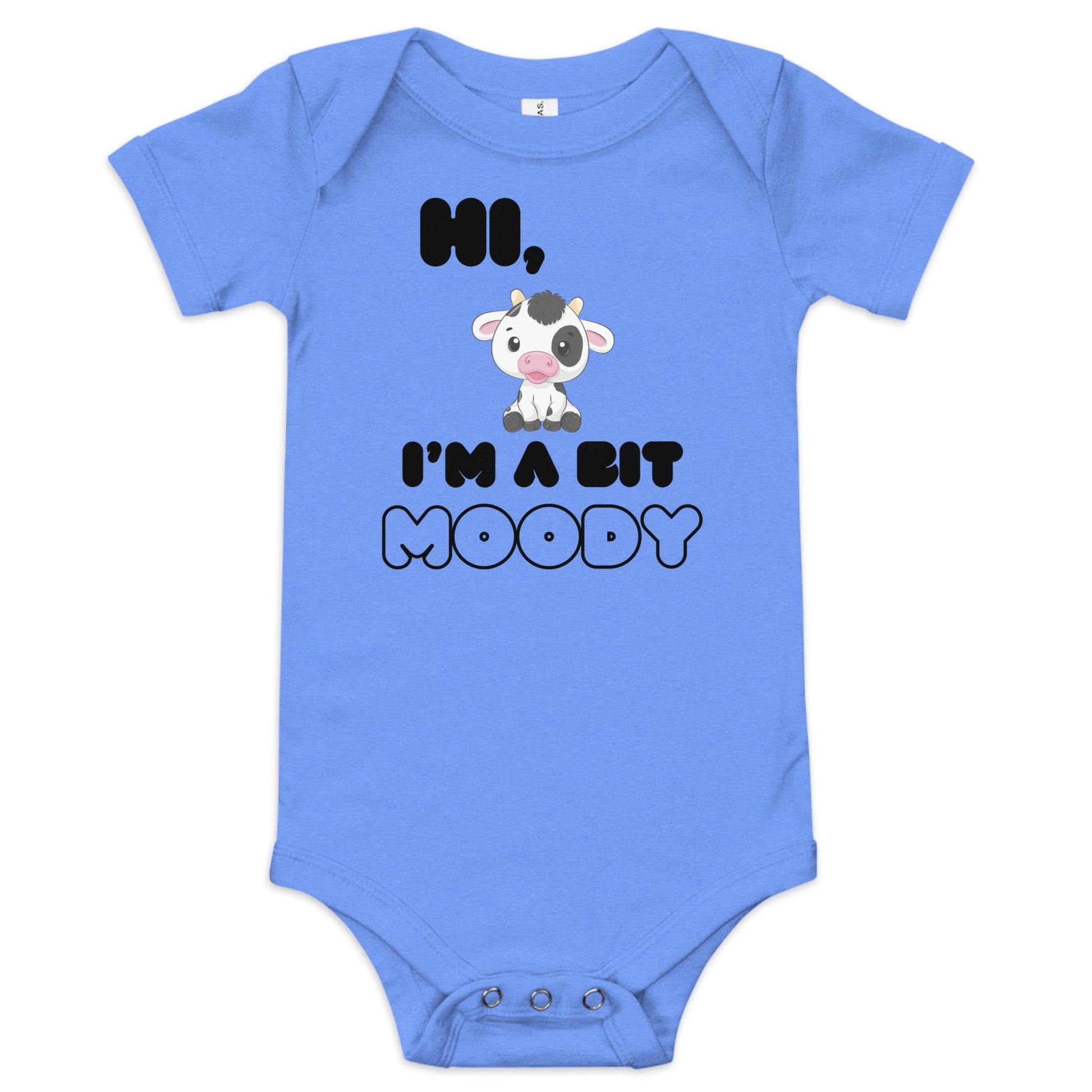 Moody Baby short sleeve one piece - Bright Eye Creations