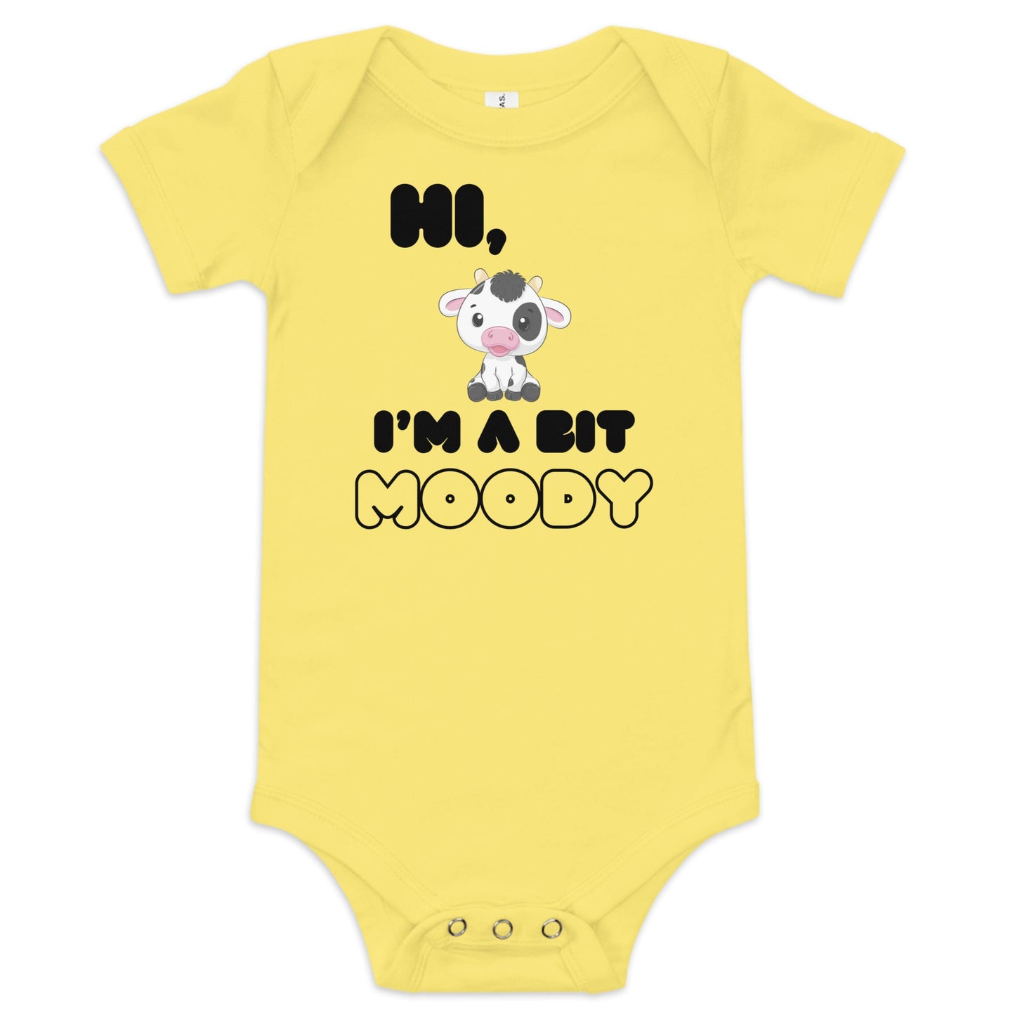 Moody Baby short sleeve one piece - Bright Eye Creations