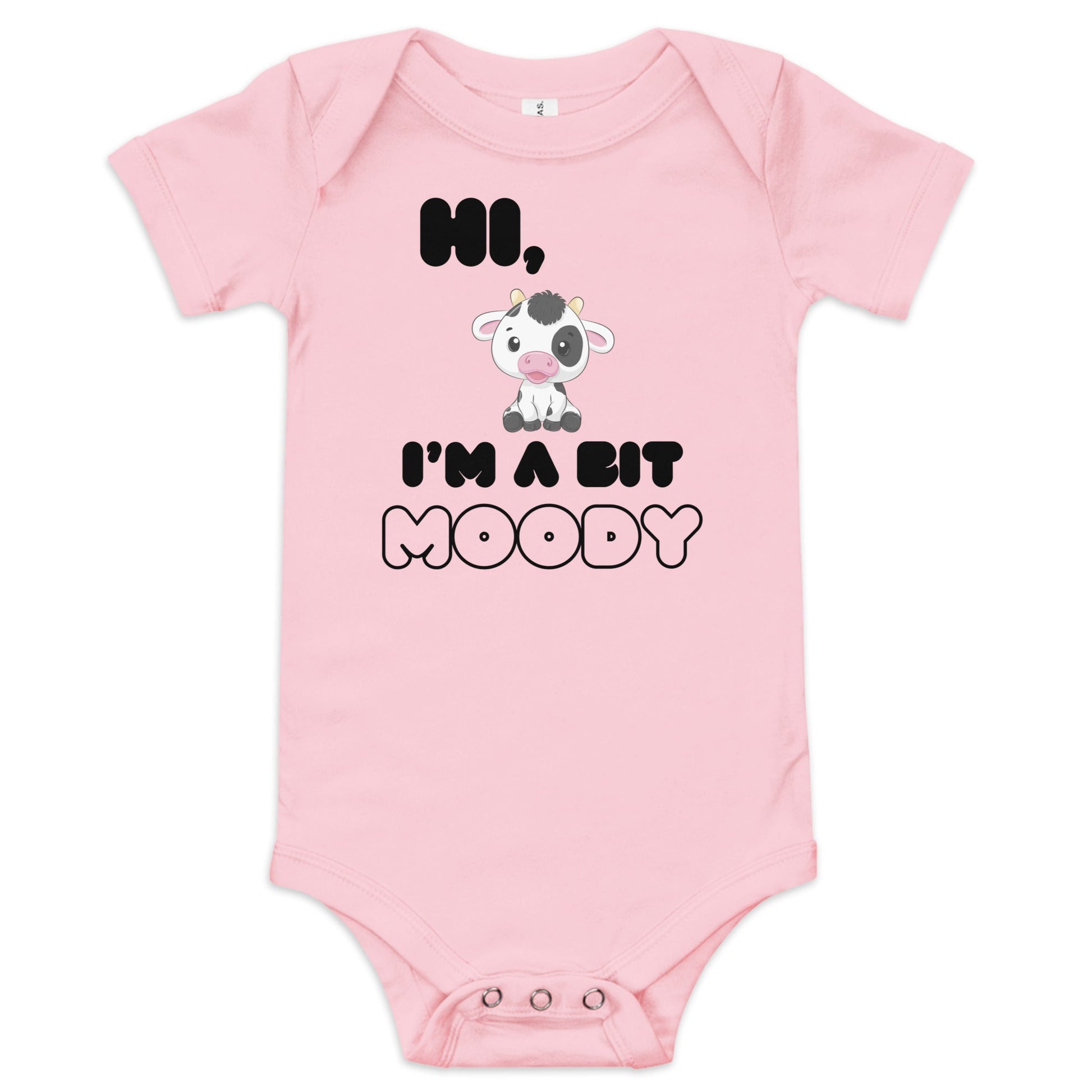 Moody Baby short sleeve one piece - Bright Eye Creations