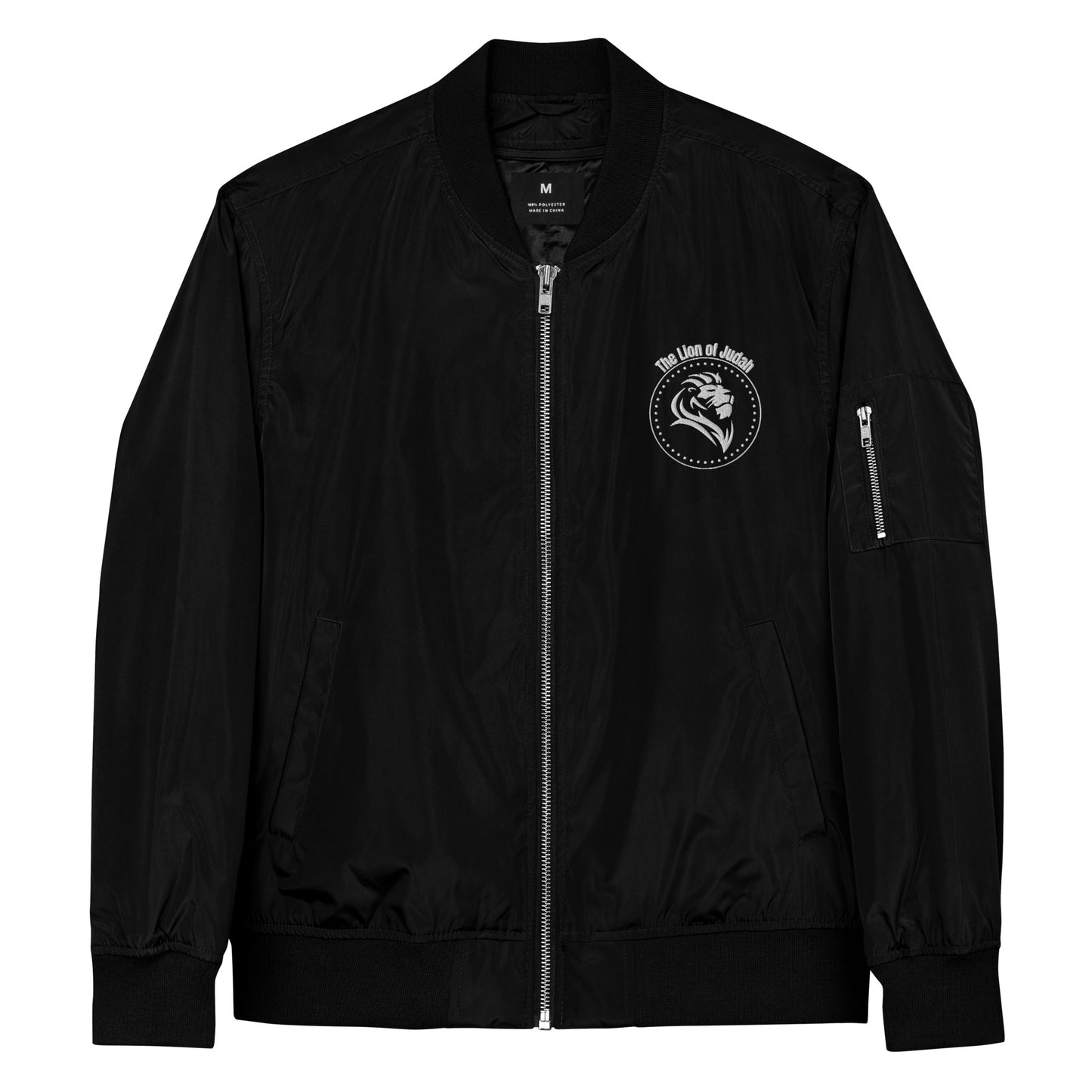 The Lion of Judah recycled bomber jacket