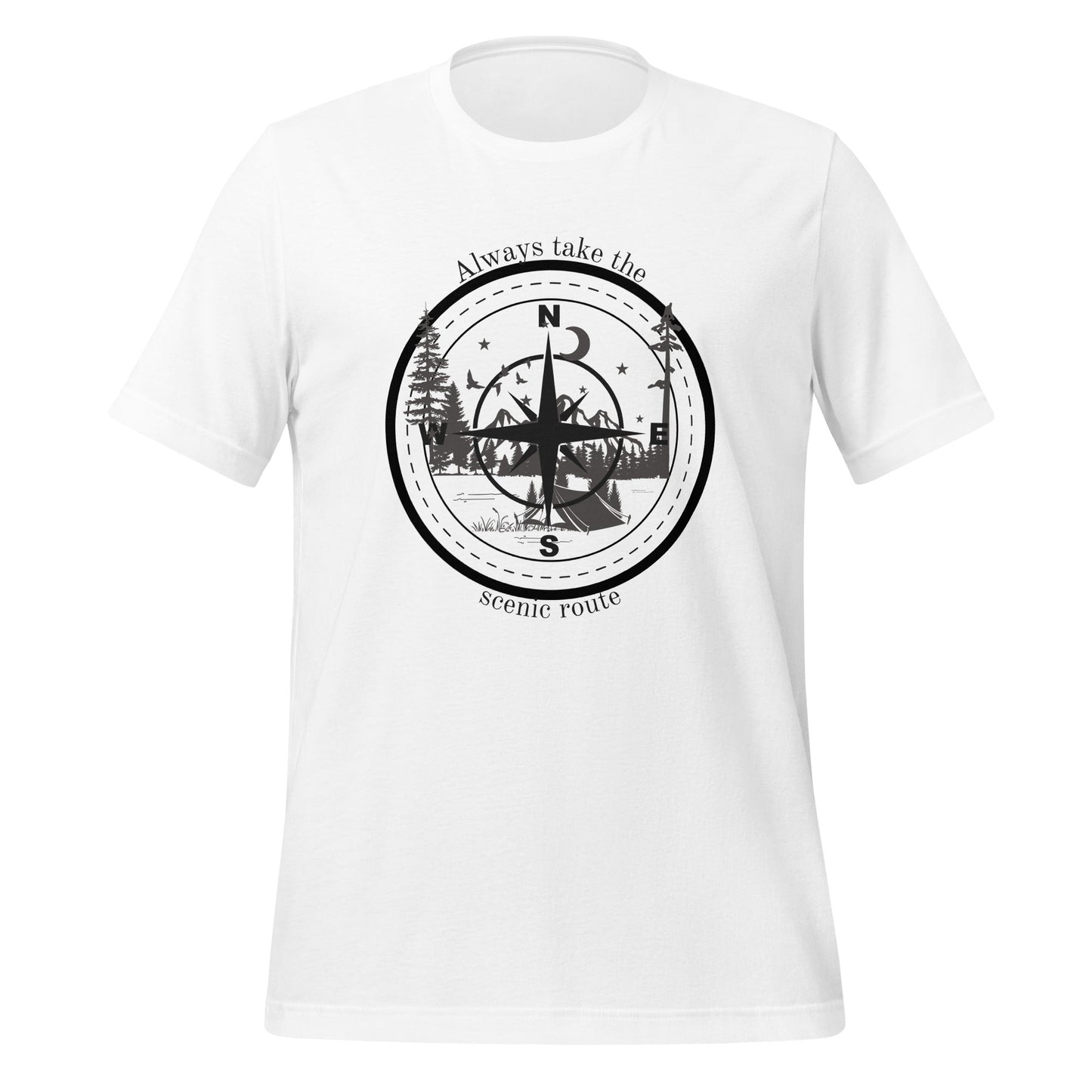 Scenic Route Unisex t - shirt - Bright Eye Creations