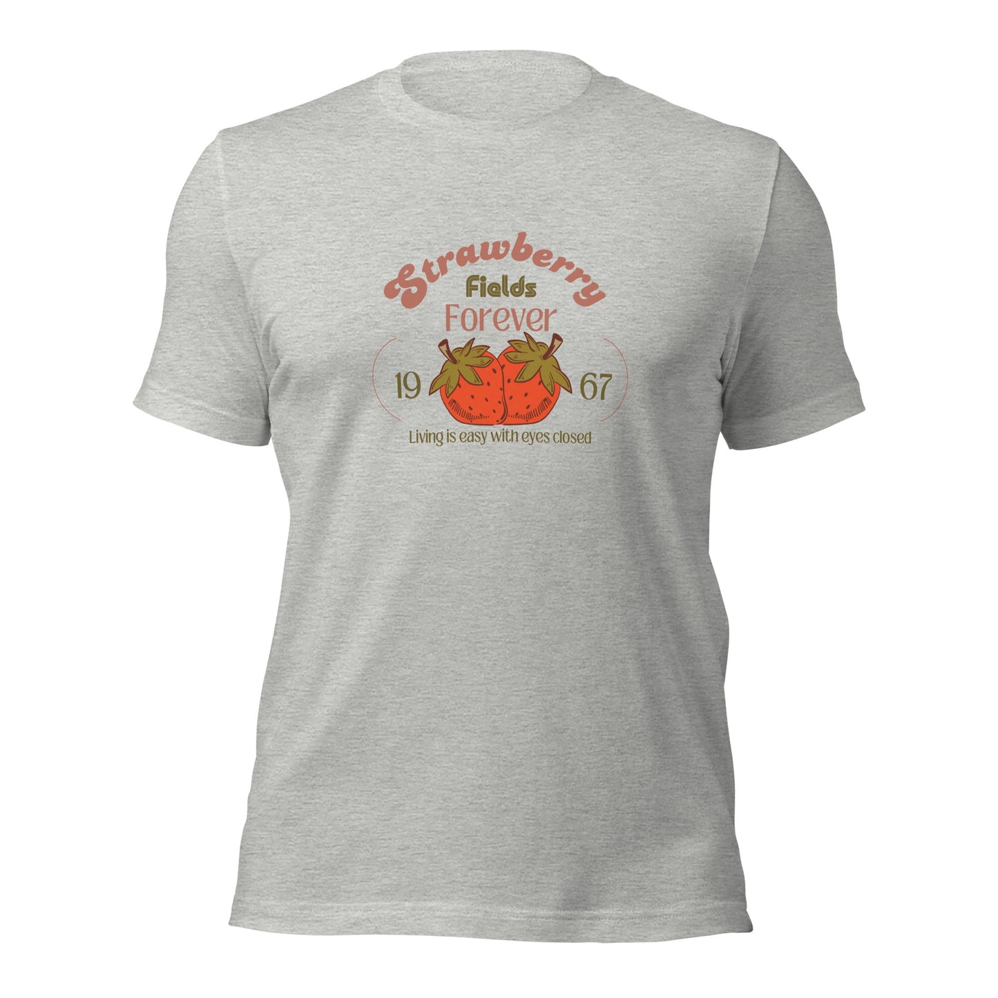 Strawberry Fields Unisex t - shirt - Bright Eye Creations